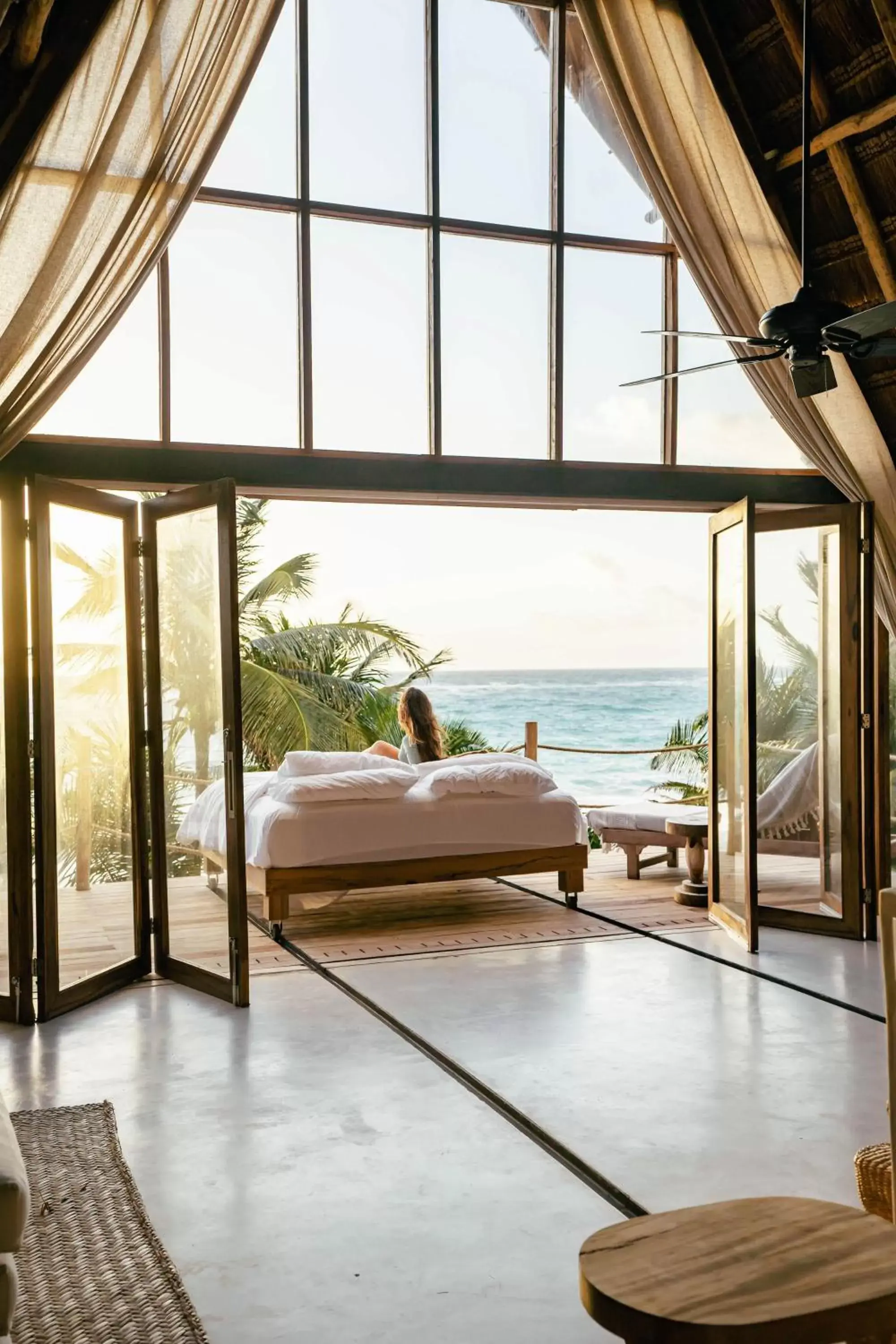 Bedroom, Seating Area in La Valise Tulum