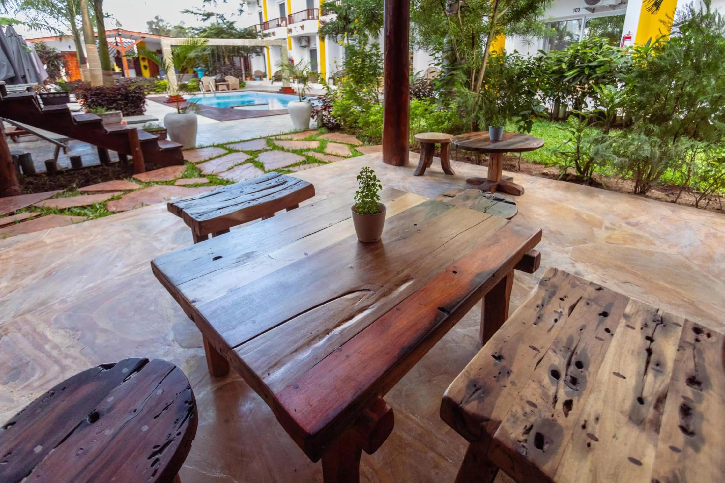 Seating area in Canary Nungwi Hotel & Free SPA