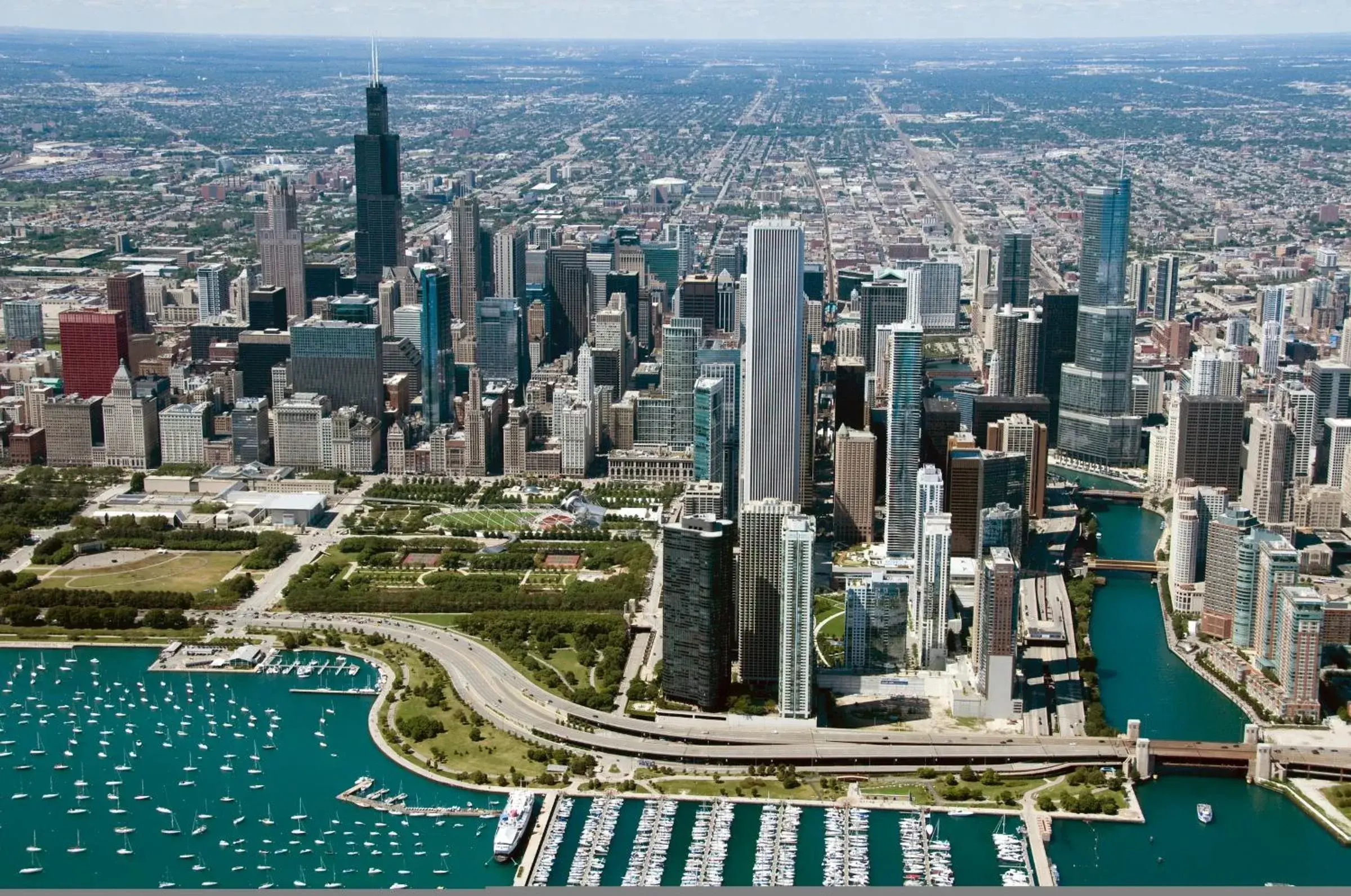 Bird's eye view, Bird's-eye View in Radisson Blu Aqua Hotel Chicago