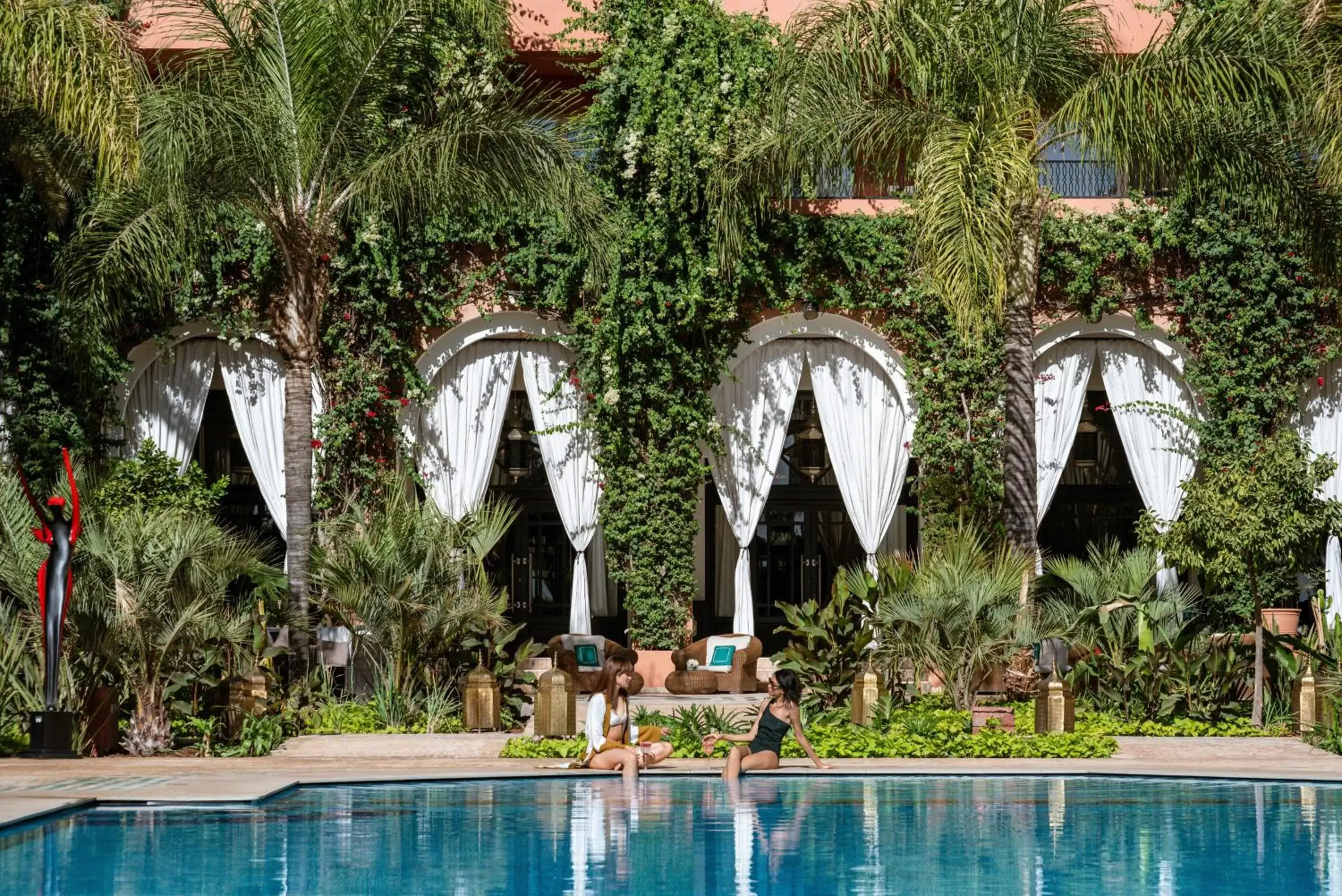 Swimming Pool in Sofitel Marrakech Lounge and Spa