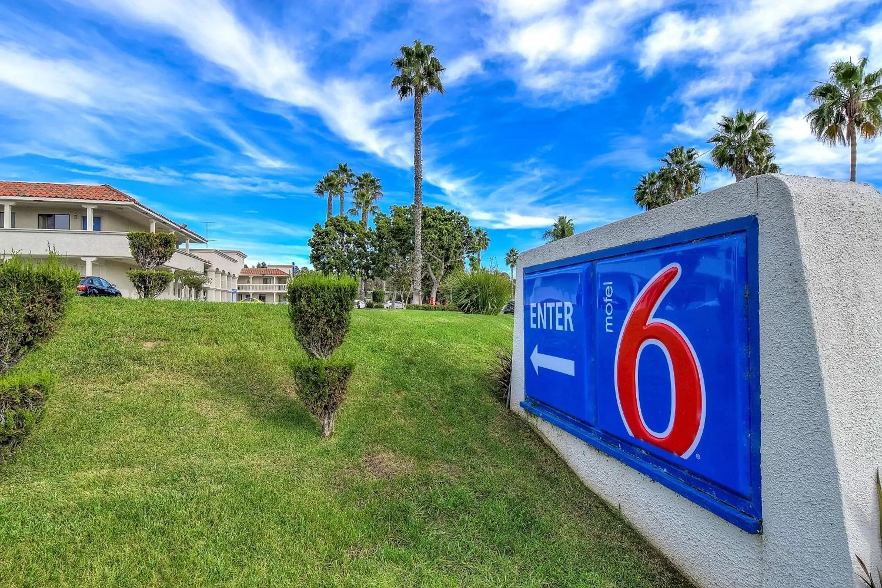 Property building, Garden in Motel 6-Carlsbad, CA Beach