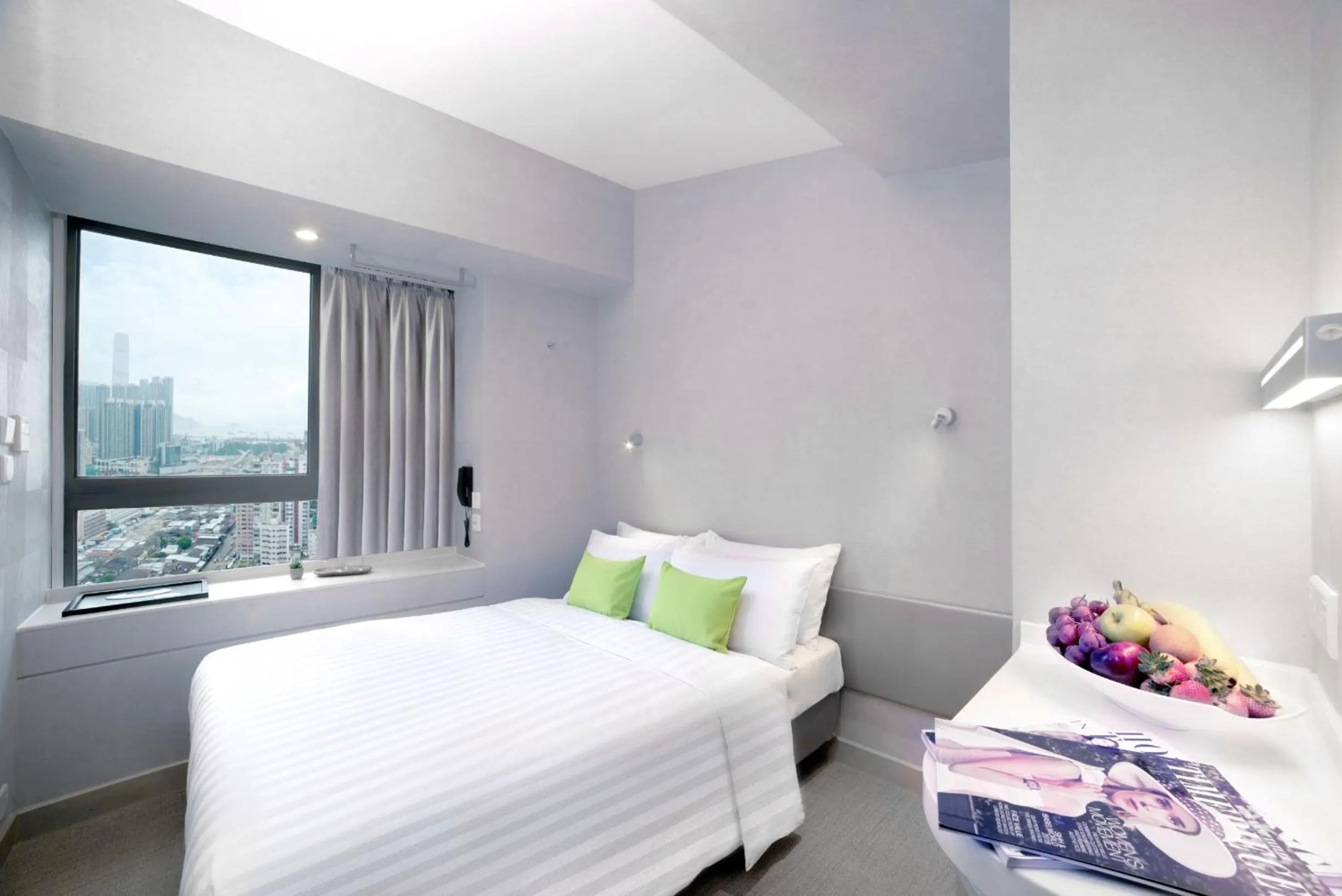 Bed in Hotel Ease Mong Kok