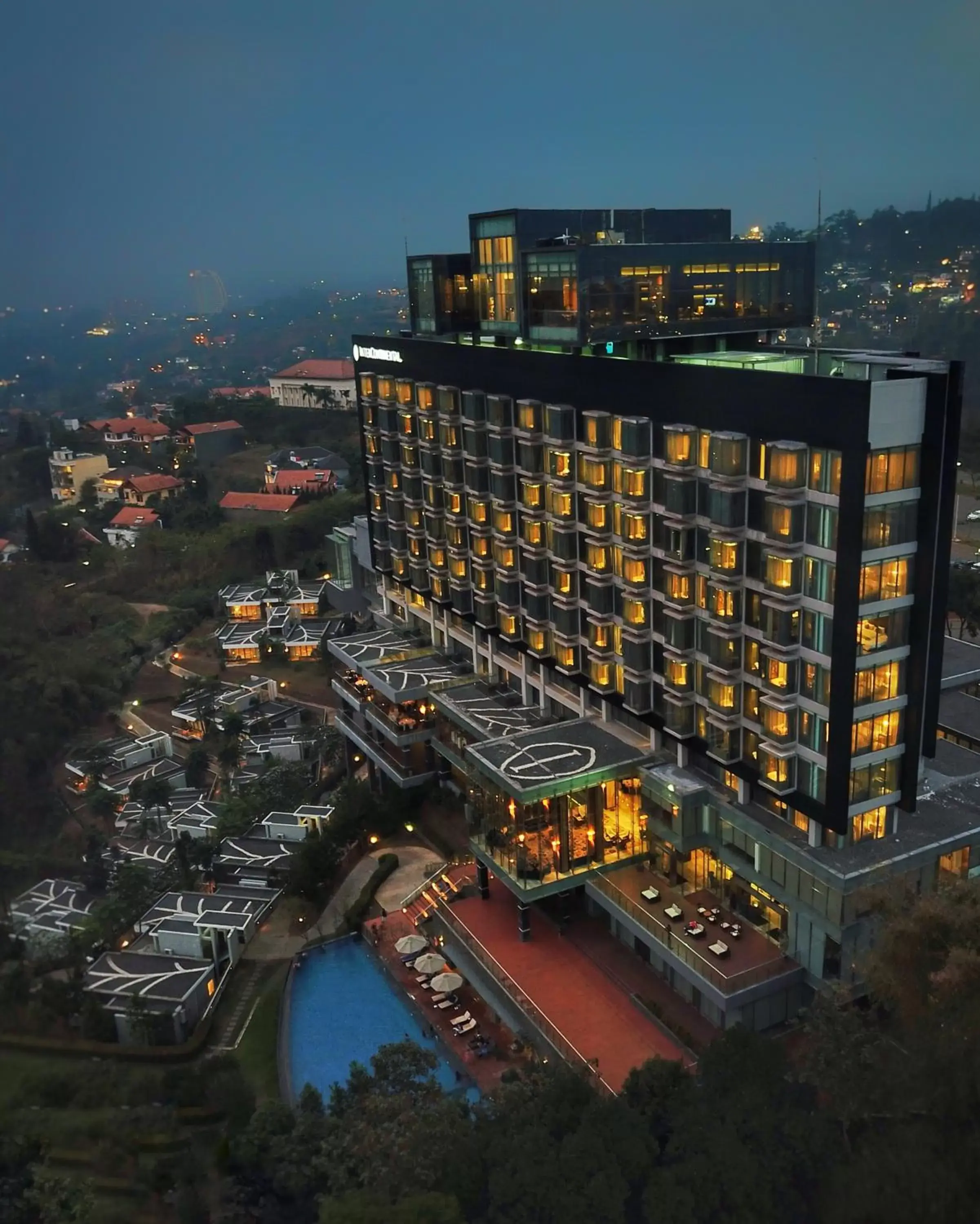 Night, Bird's-eye View in InterContinental Bandung Dago Pakar, an IHG Hotel