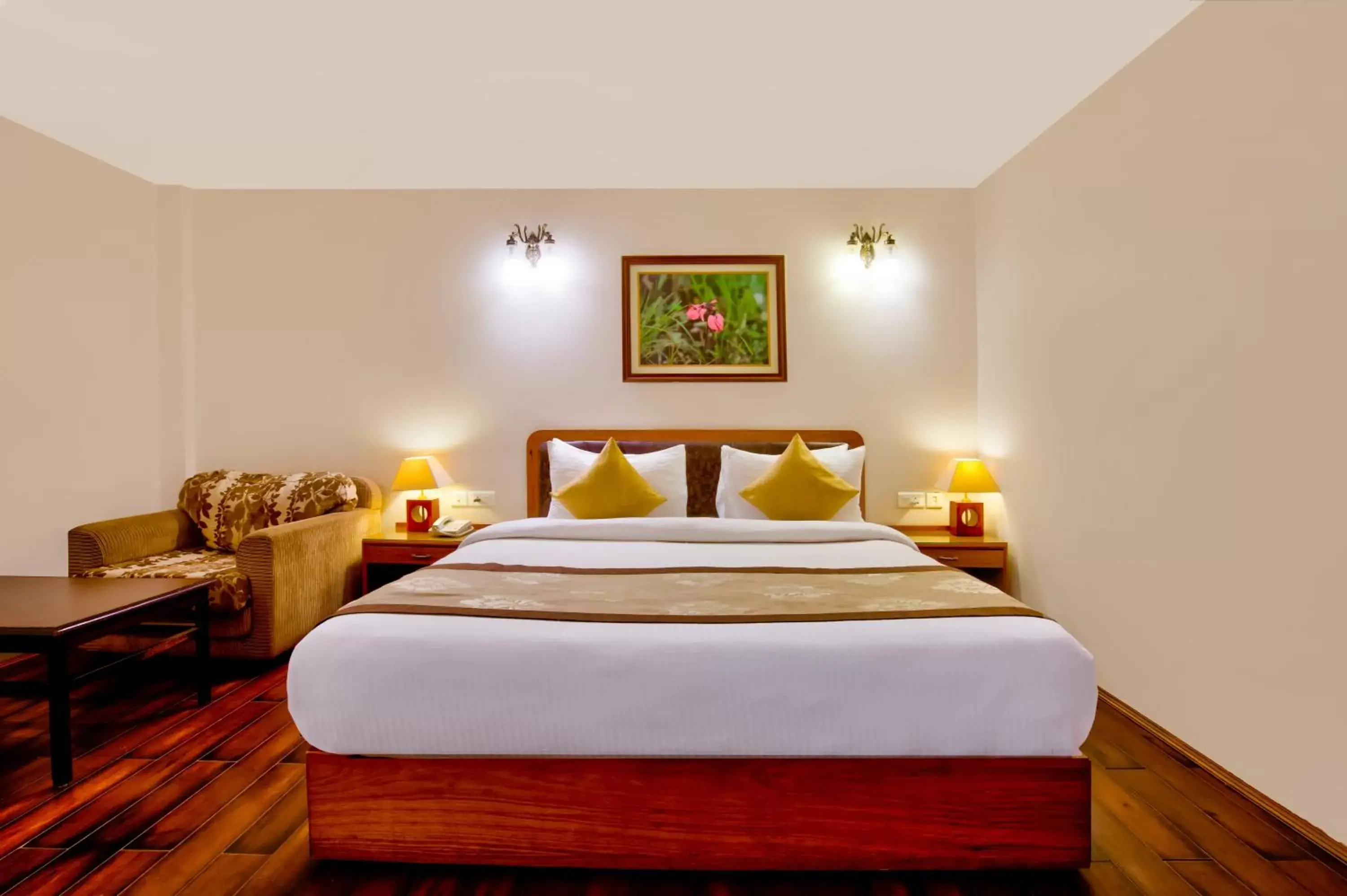 Bed in Summit Ttakshang Residency Hotel & Spa