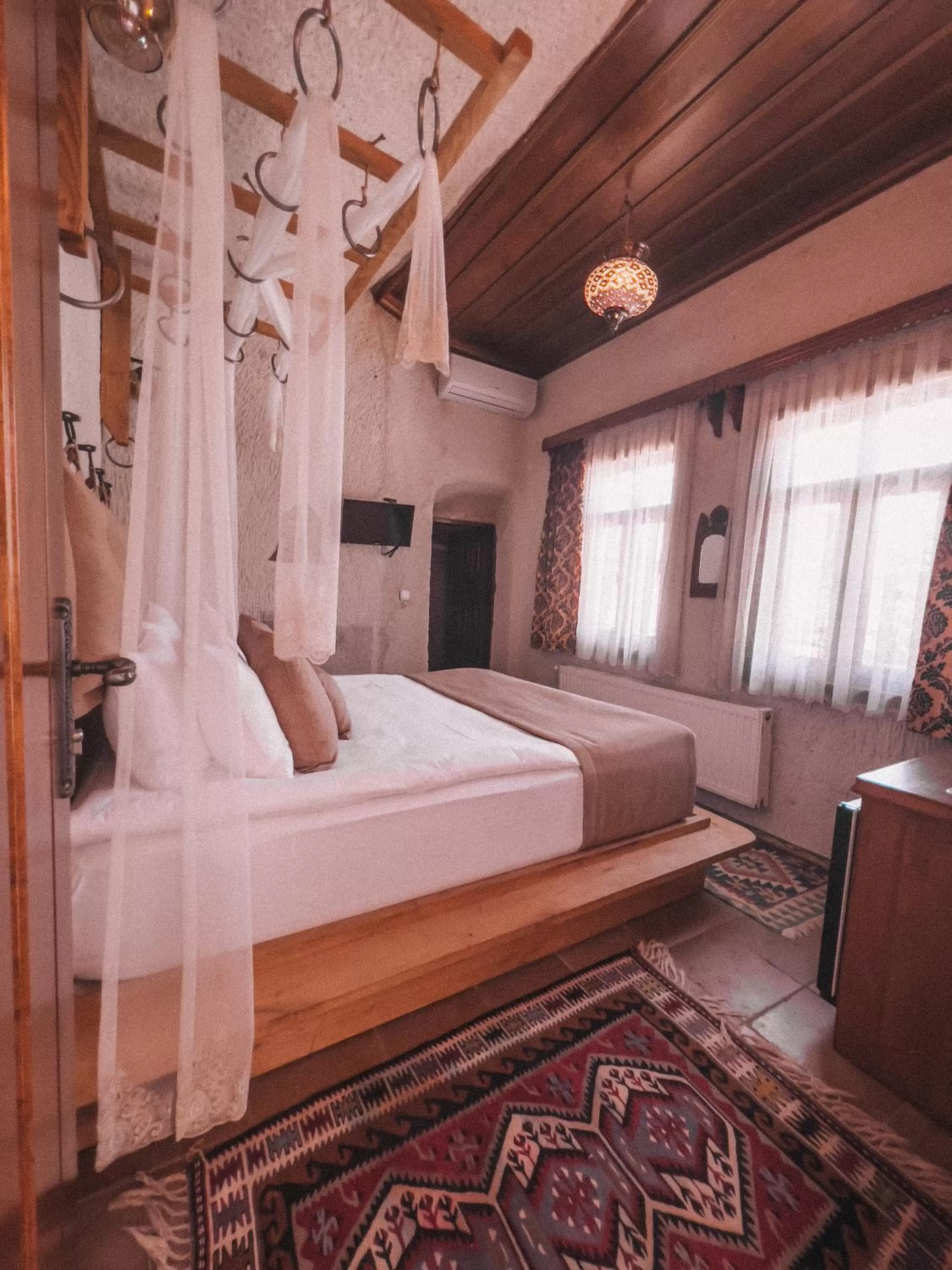 Bed in Local Cave House