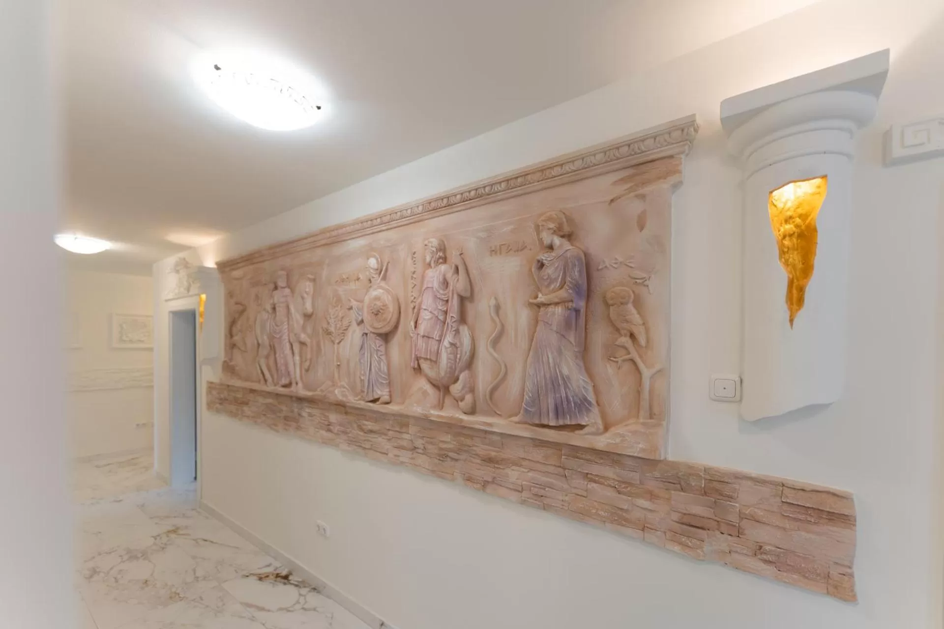 Decorative detail in Hotel & Restaurant Sparta