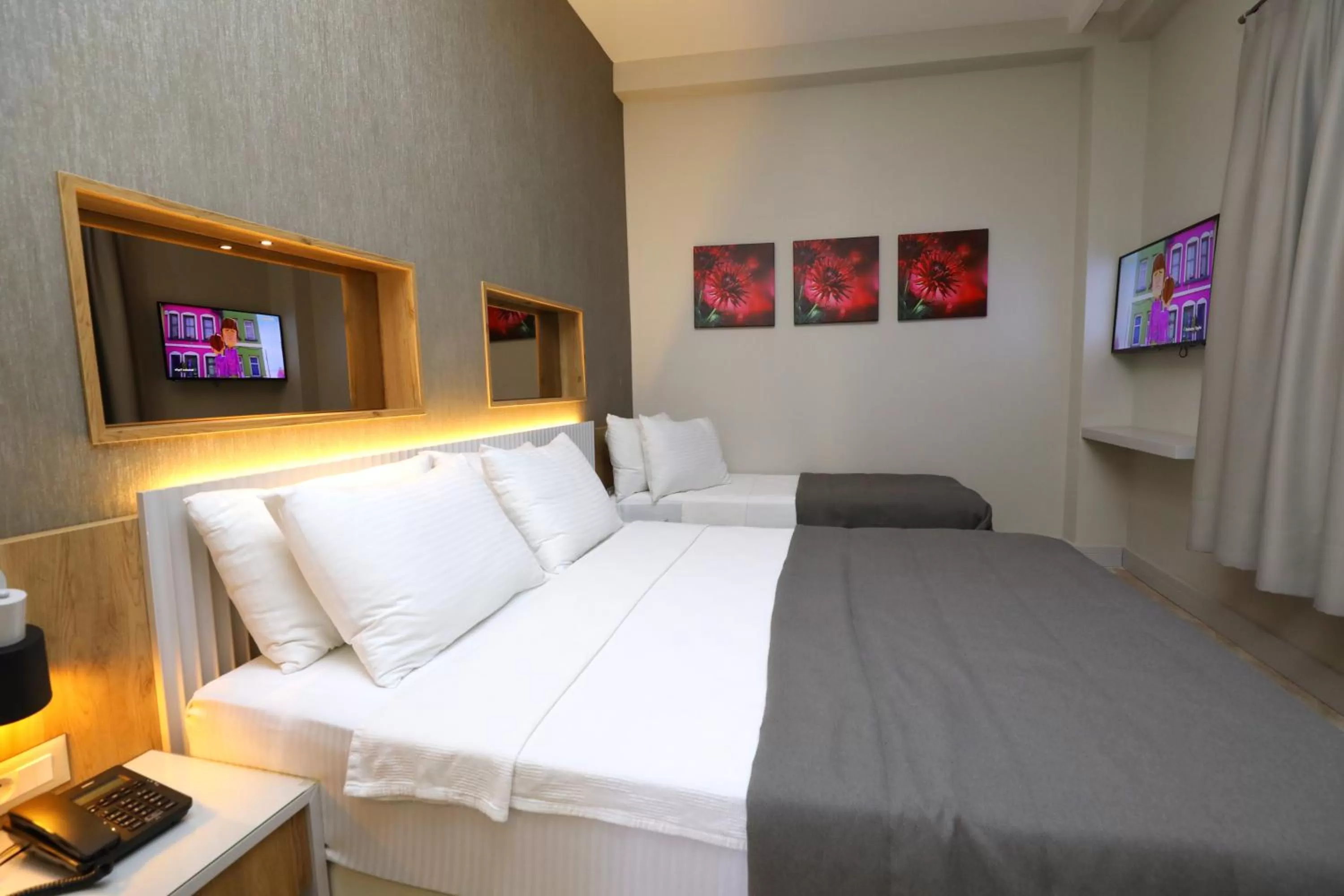 Bed in Ariel Hotel Alaçatı