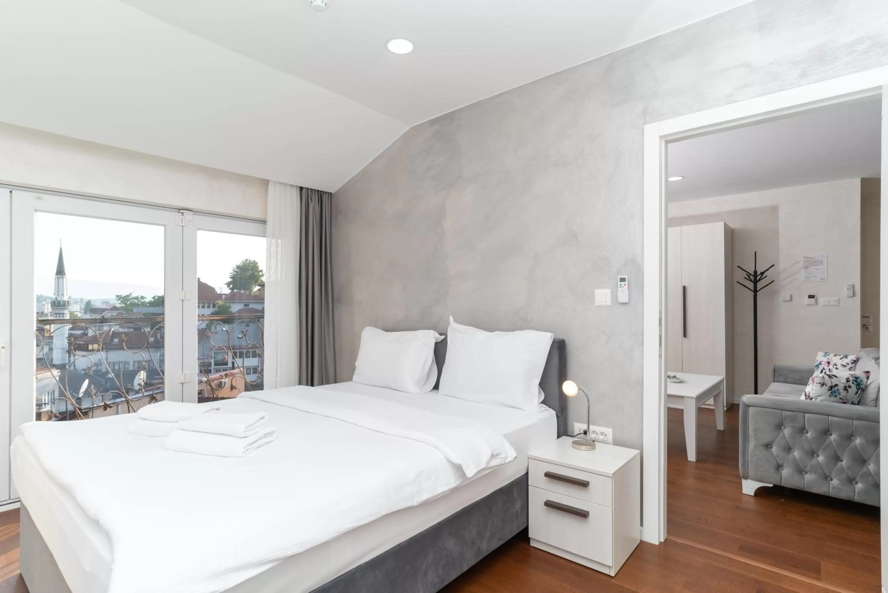 Bedroom, Bed in Ornament Hotel and Apartments