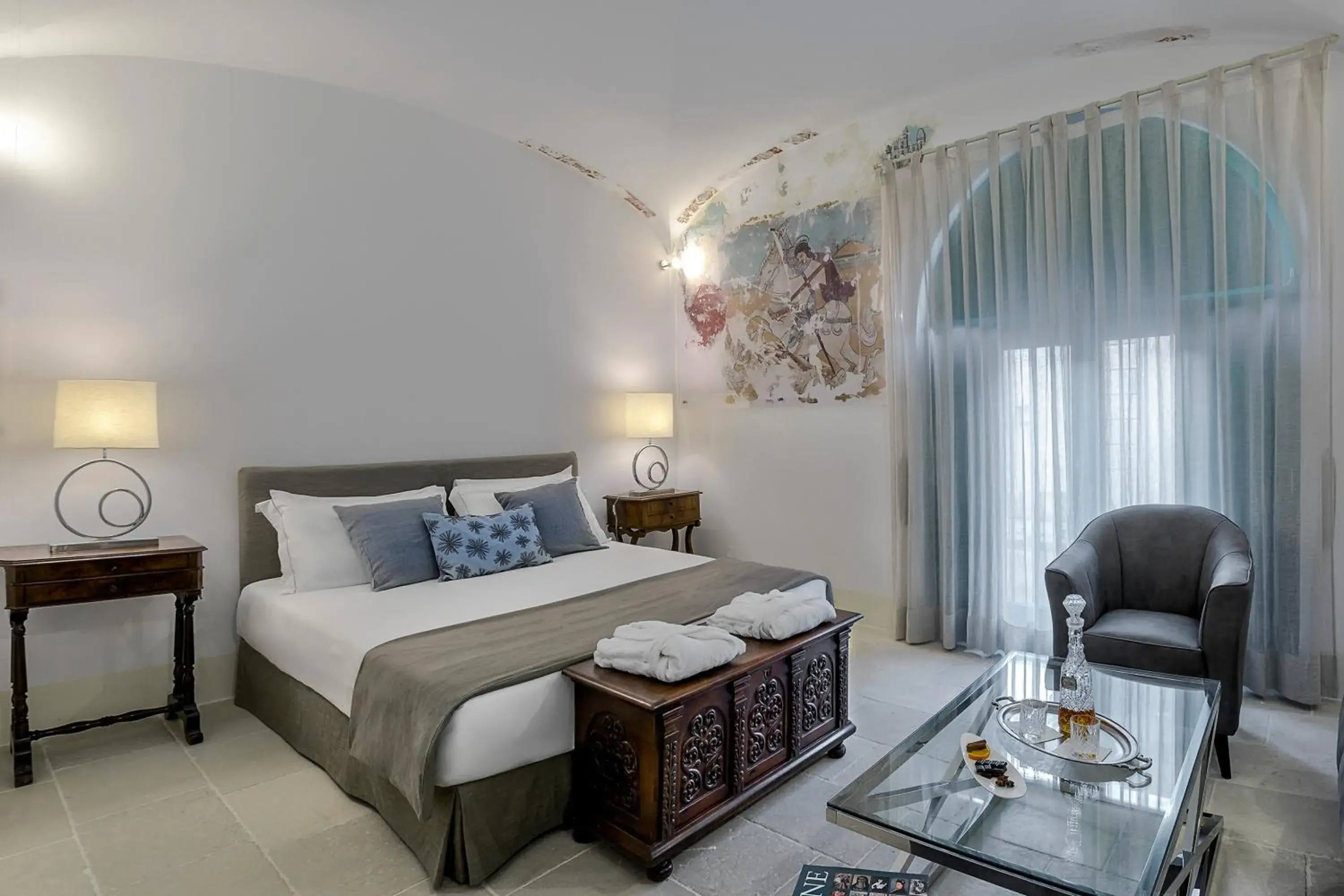 Bed in Palazzo Ducale Venturi - Luxury Hotel & Wellness