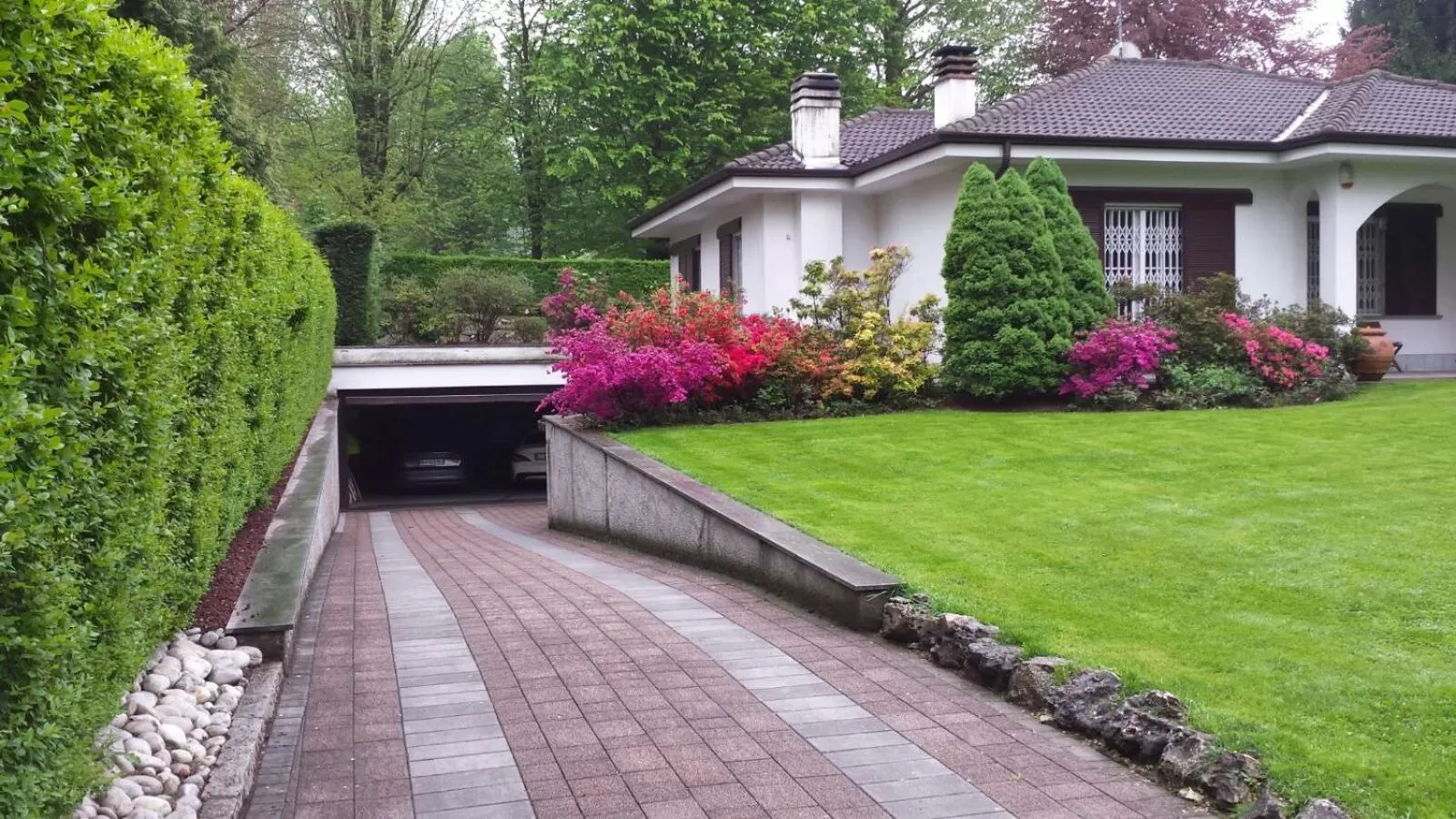 Garden view in b&b le magnolie