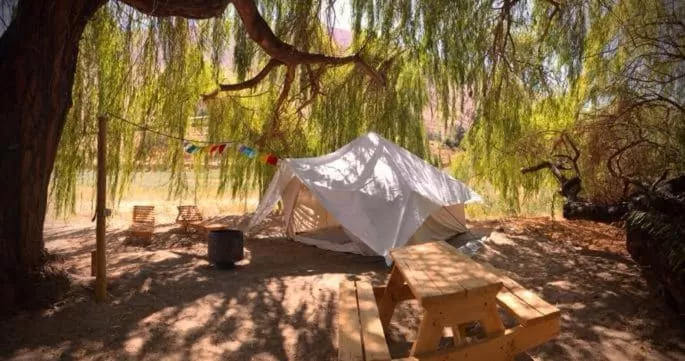 BBQ facilities in Glamping Miraflores