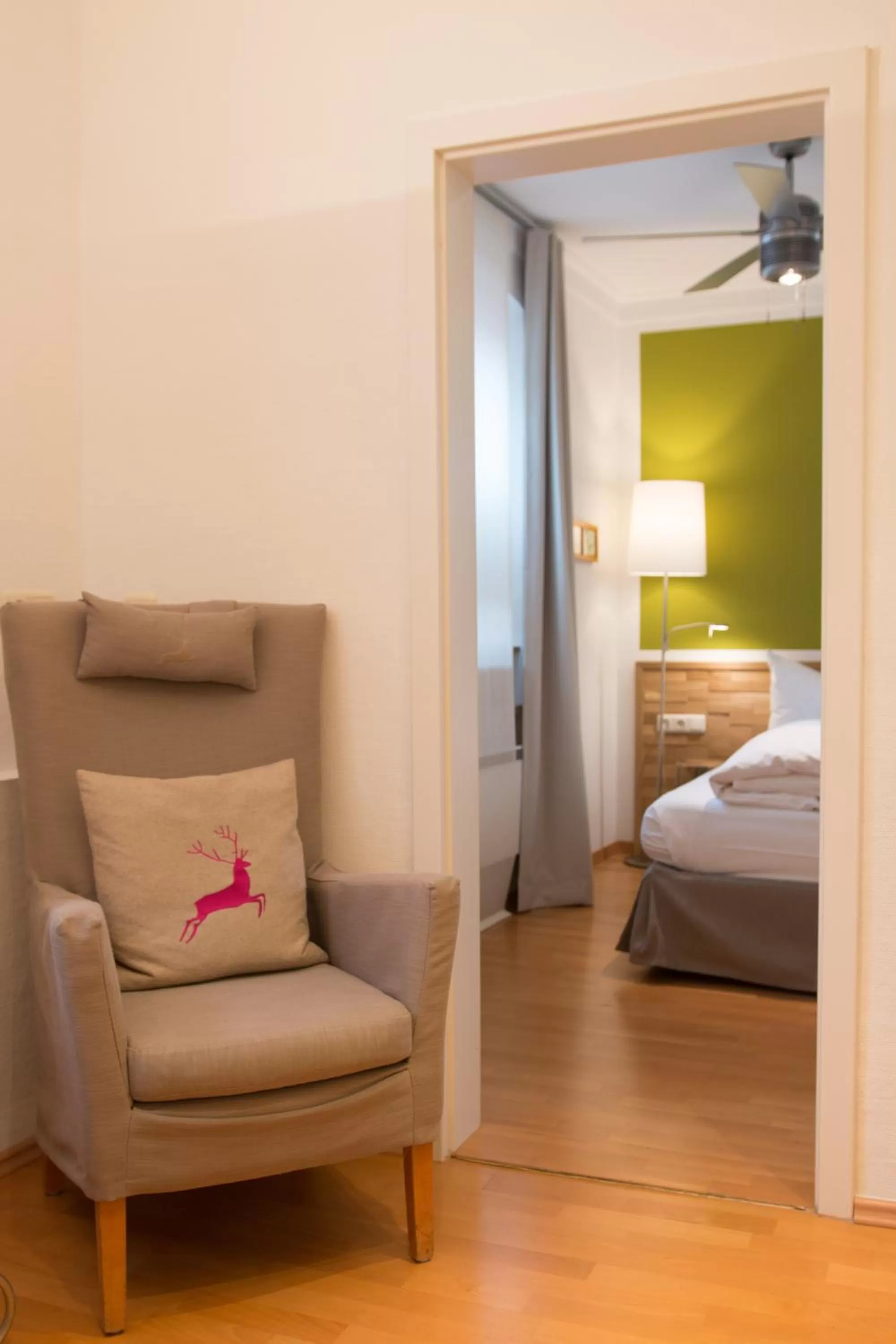 Decorative detail, Bed in Romantik Hotel Hirschen