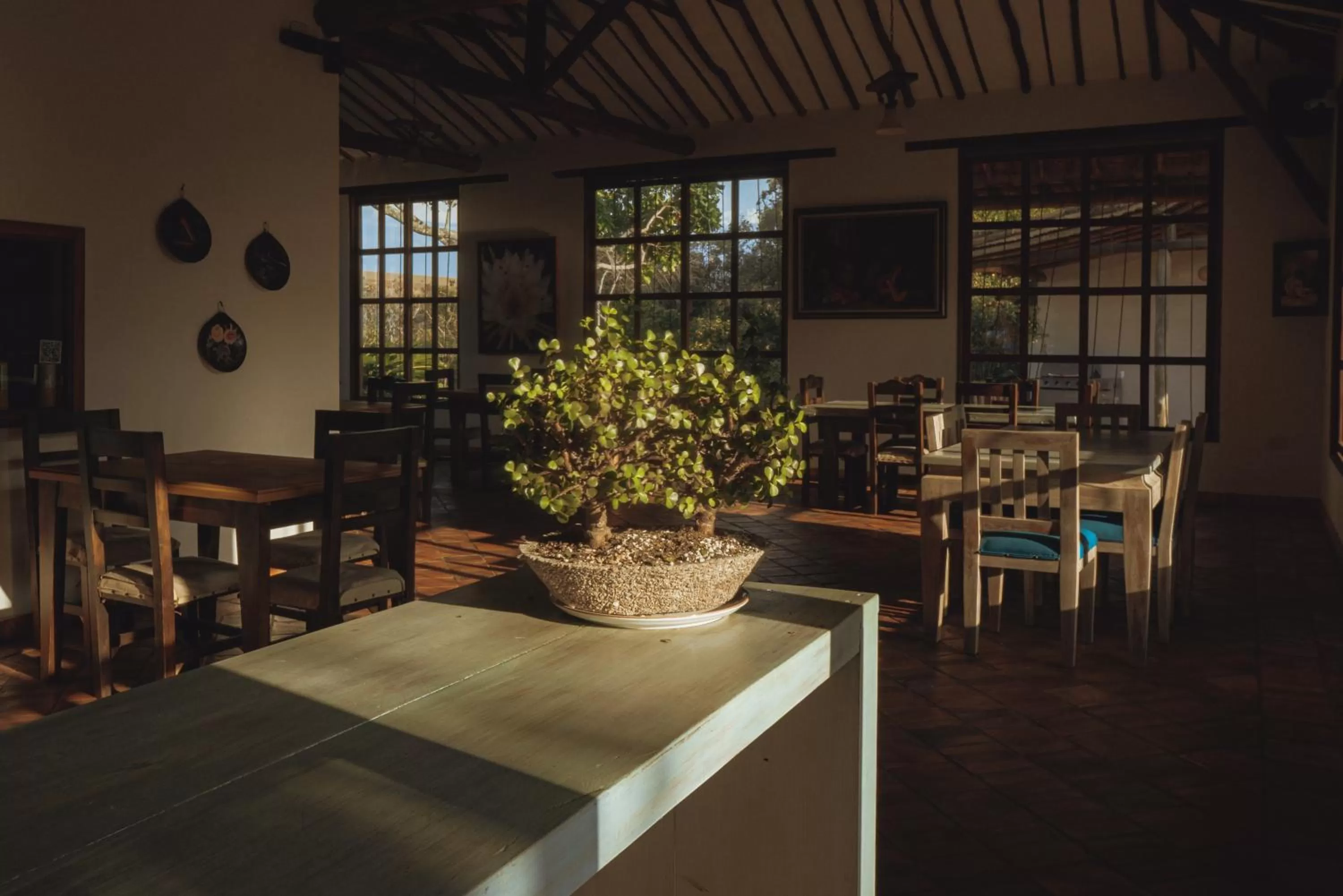 Restaurant/places to eat in Hotel Finca Buenos Aires Barichara