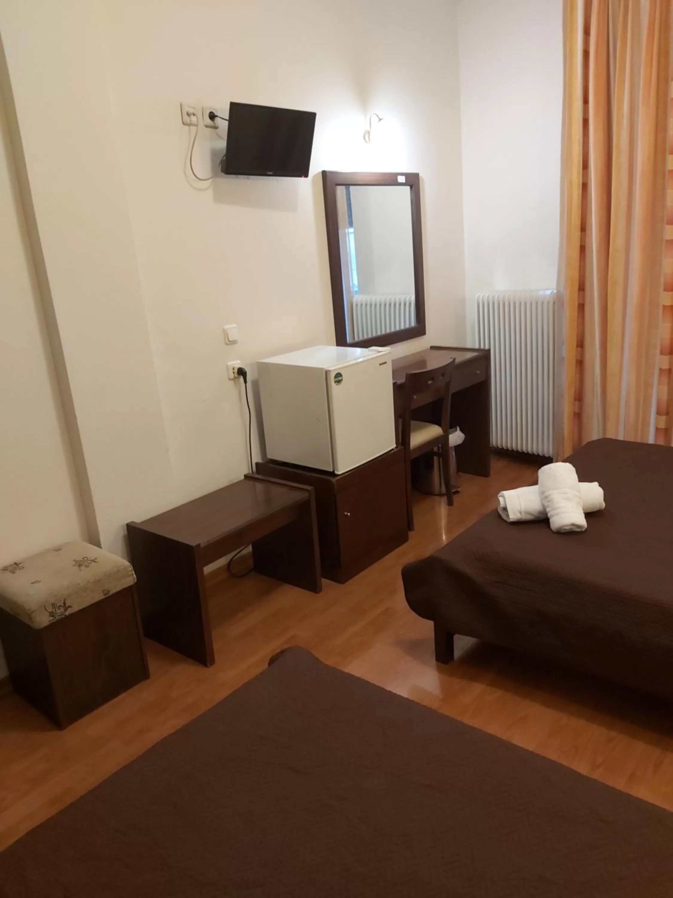 Bed in Ξενοδοχείο Acropol