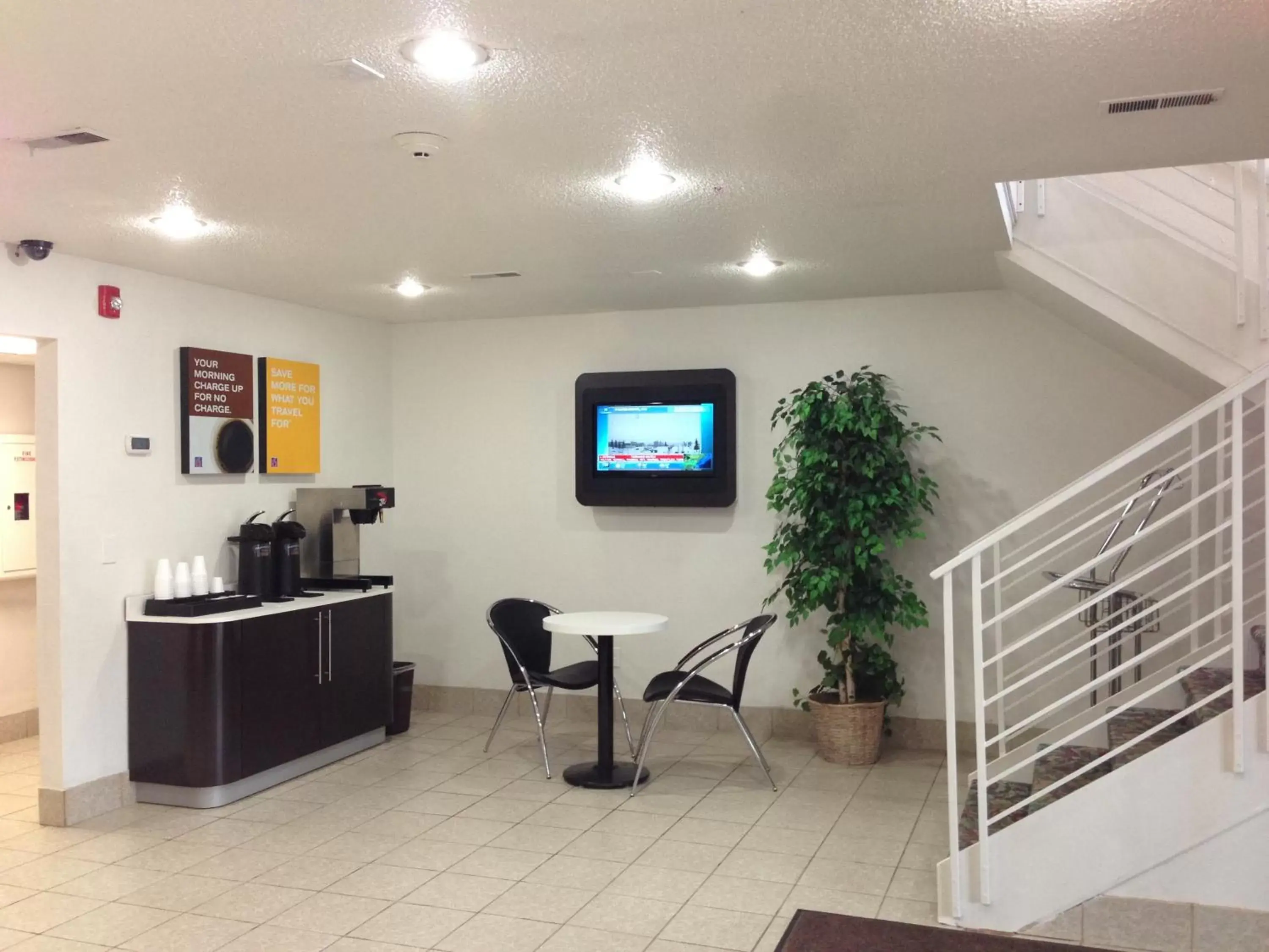 TV/Entertainment Center in Motel 6-Troy, IL