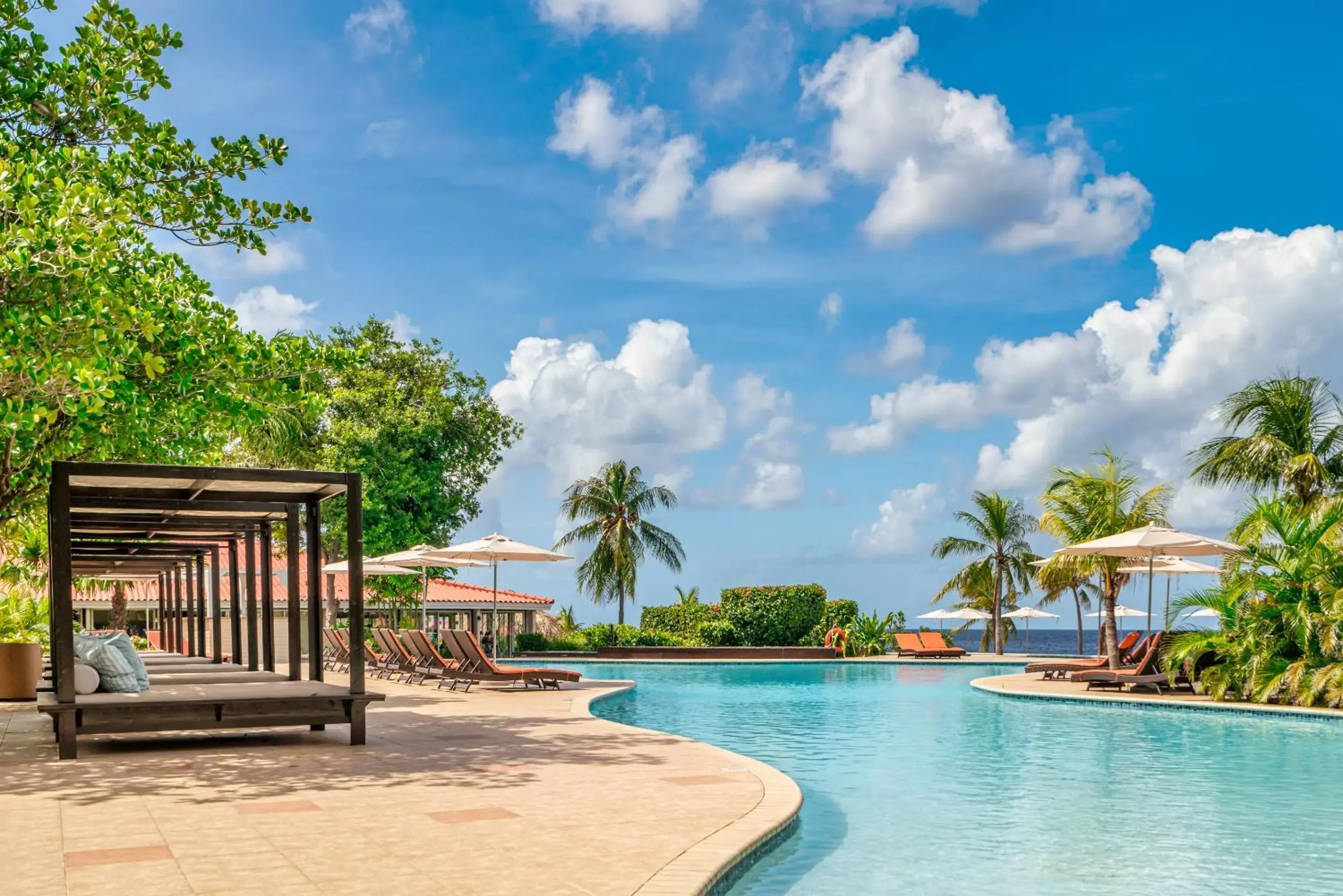 Swimming Pool in Dreams Curacao Resort, Spa & Casino