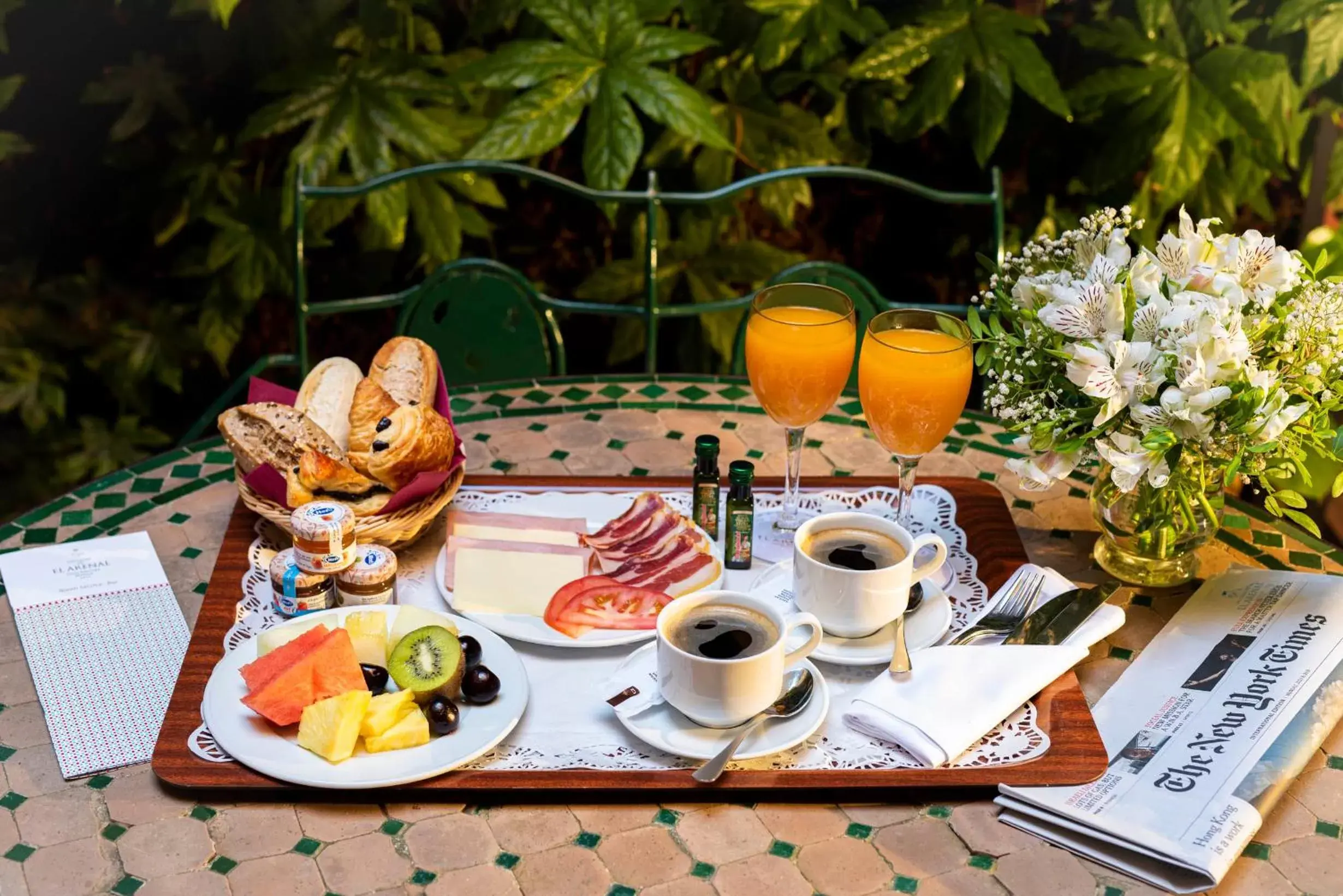 Patio, Breakfast in Las Casas de El Arenal