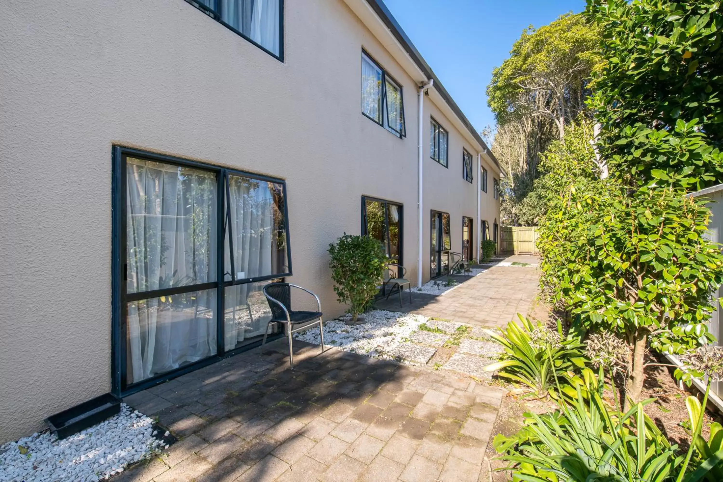 Garden view, Property Building in Auckland Newmarket Motel