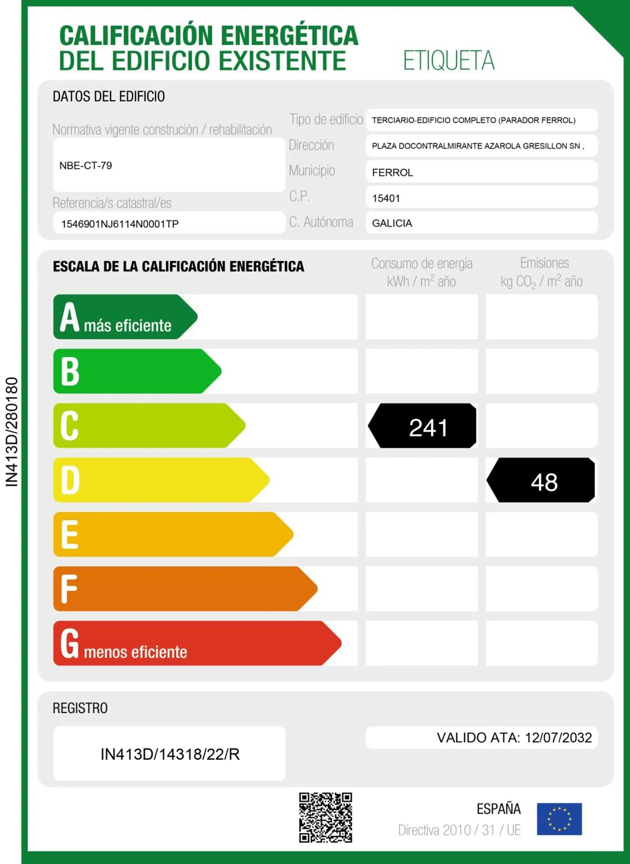 Logo/Certificate/Sign, Floor Plan in Parador de Ferrol