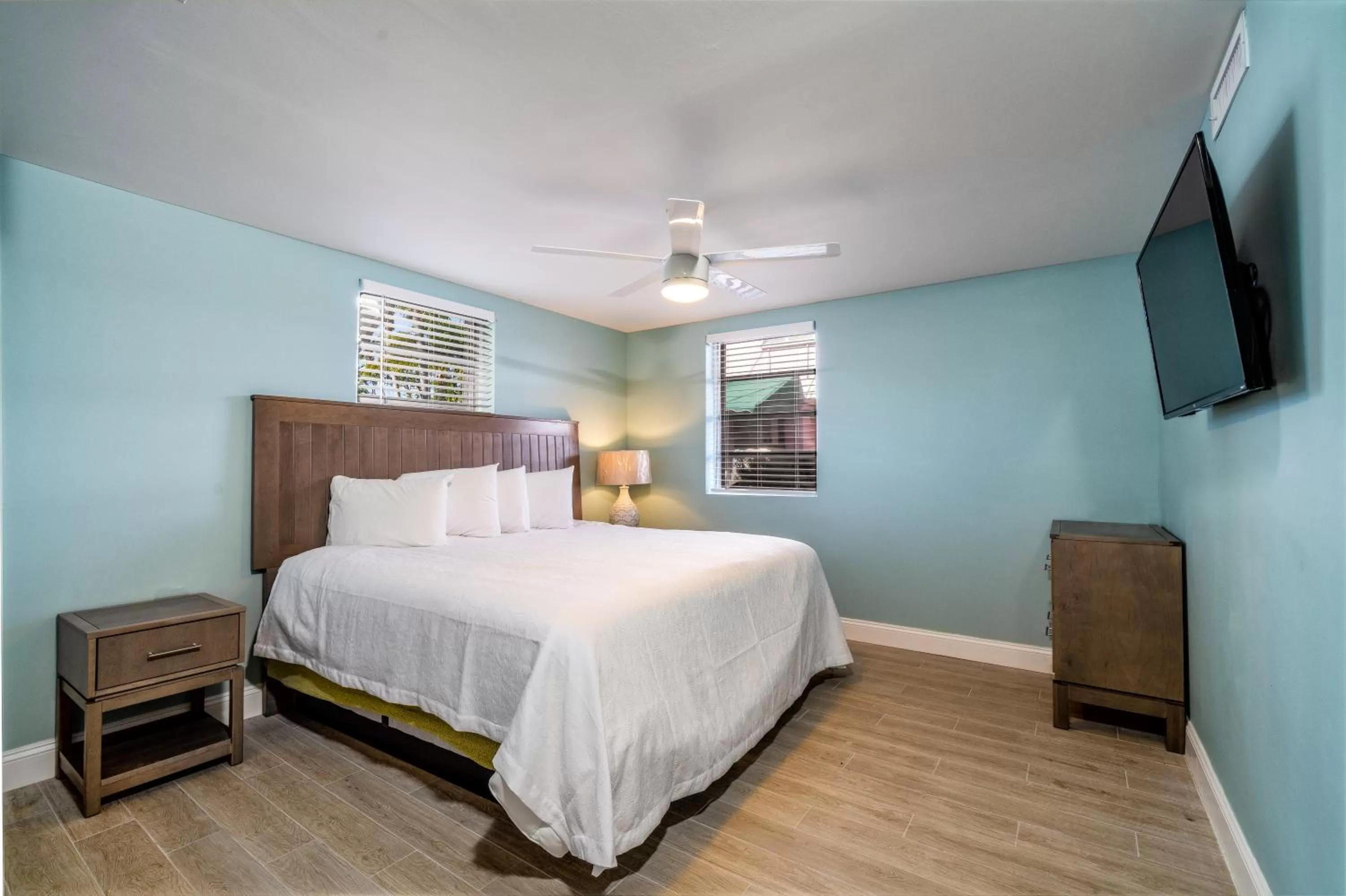 Bed in Rainbow Bend Resort