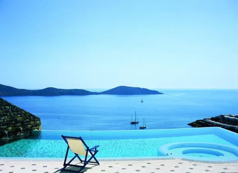 Pool view, Swimming Pool in Elounda Gulf Villas by Sandglass