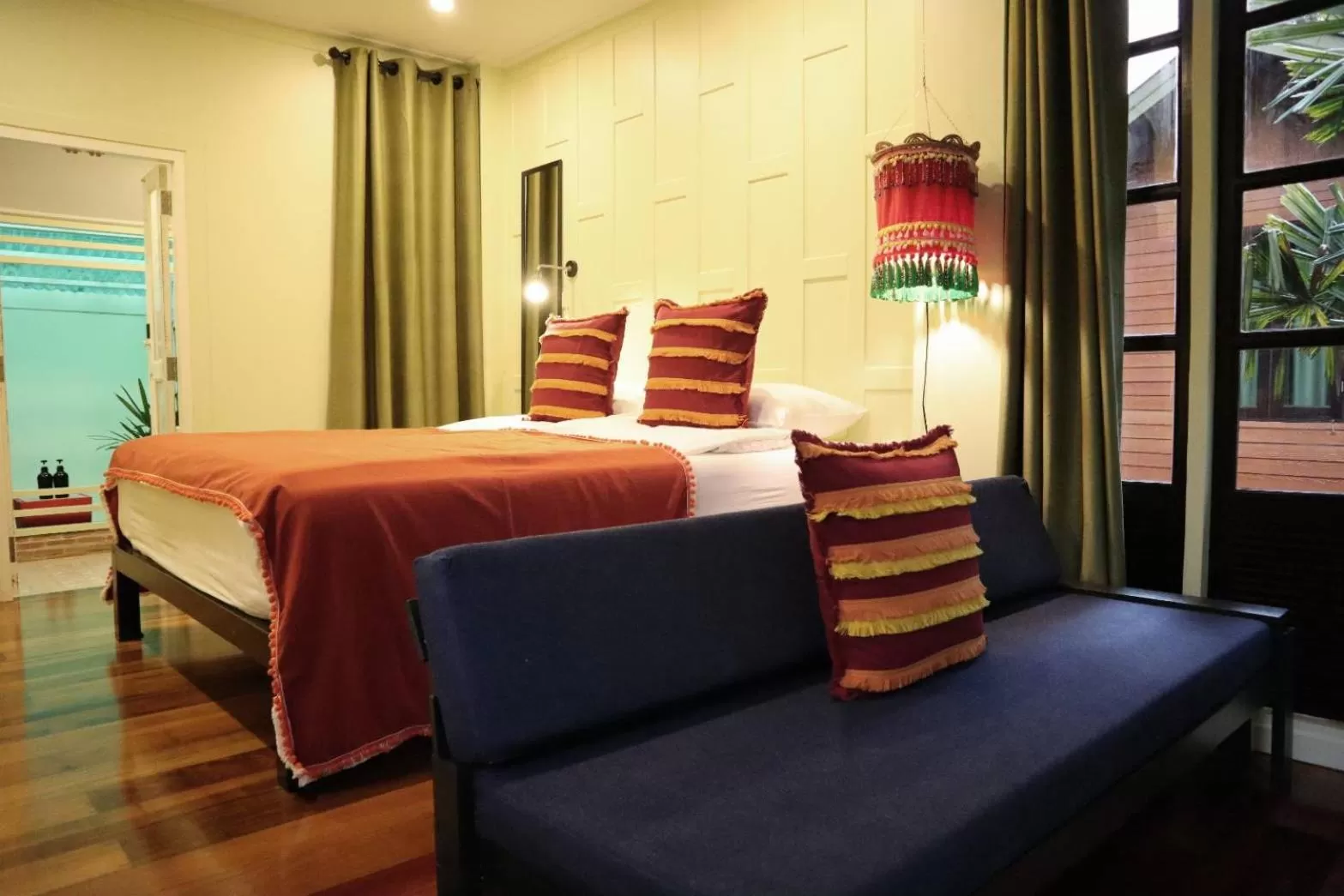 Bedroom, Bed in Baan Bua Cottage SHA EXTRA PLUS B5510