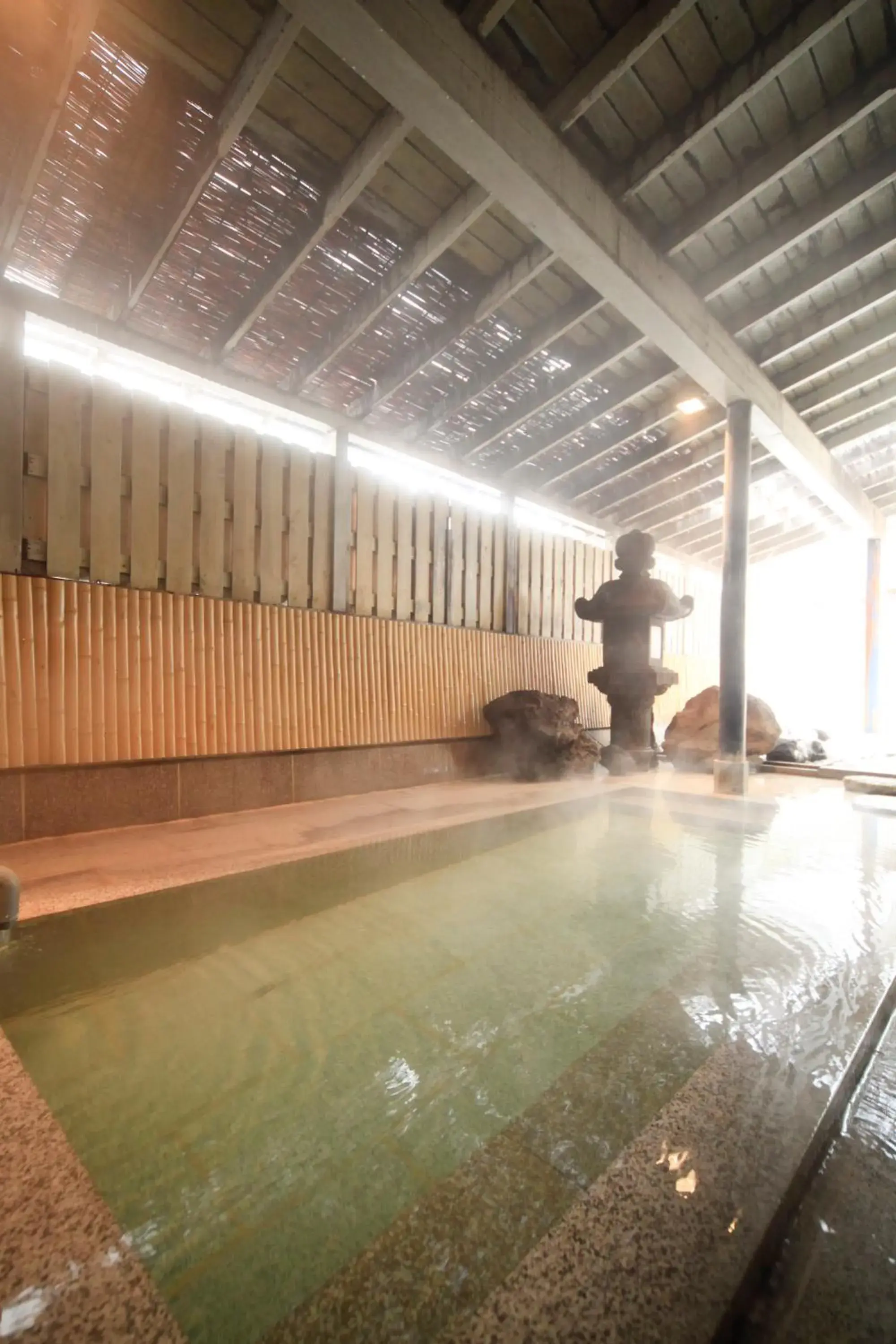 Hot Spring Bath, Swimming Pool in Kusatsu Onsen Daitokan