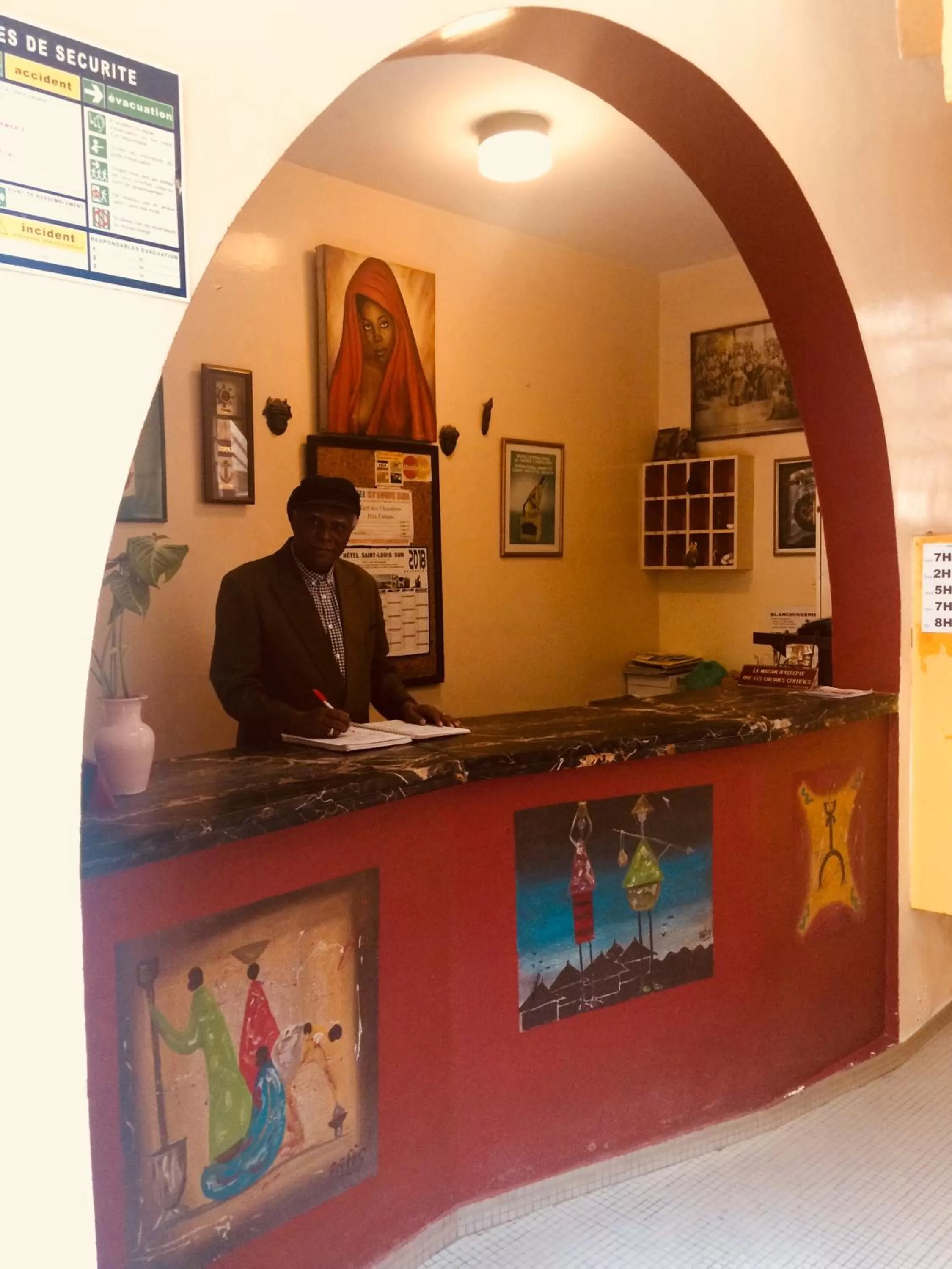 Lobby or reception, Lobby/Reception in Hôtel Saint-Louis Sun Dakar