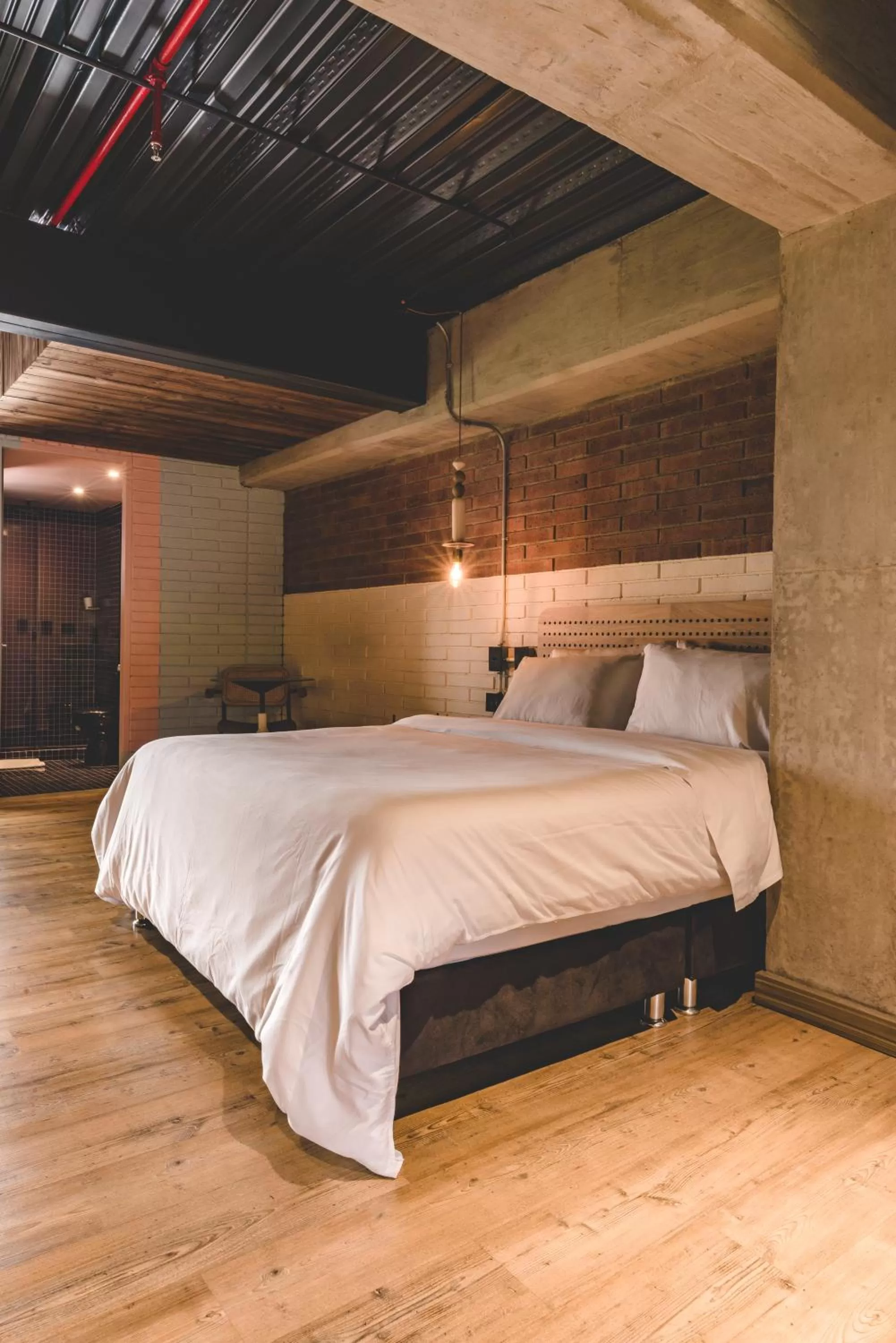 Photo of the whole room, Bed in The Somos Beats Hotel & Rooftop