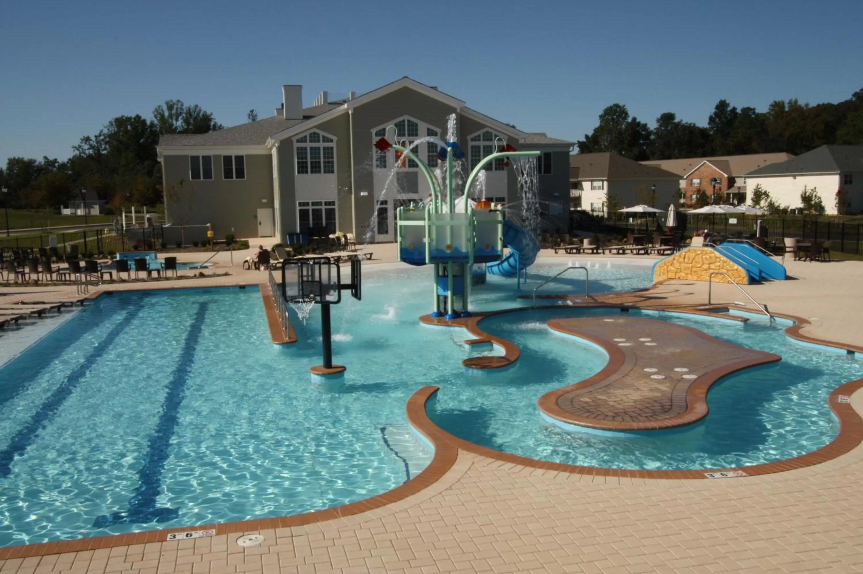 Aqua park in The Colonies at Williamsburg
