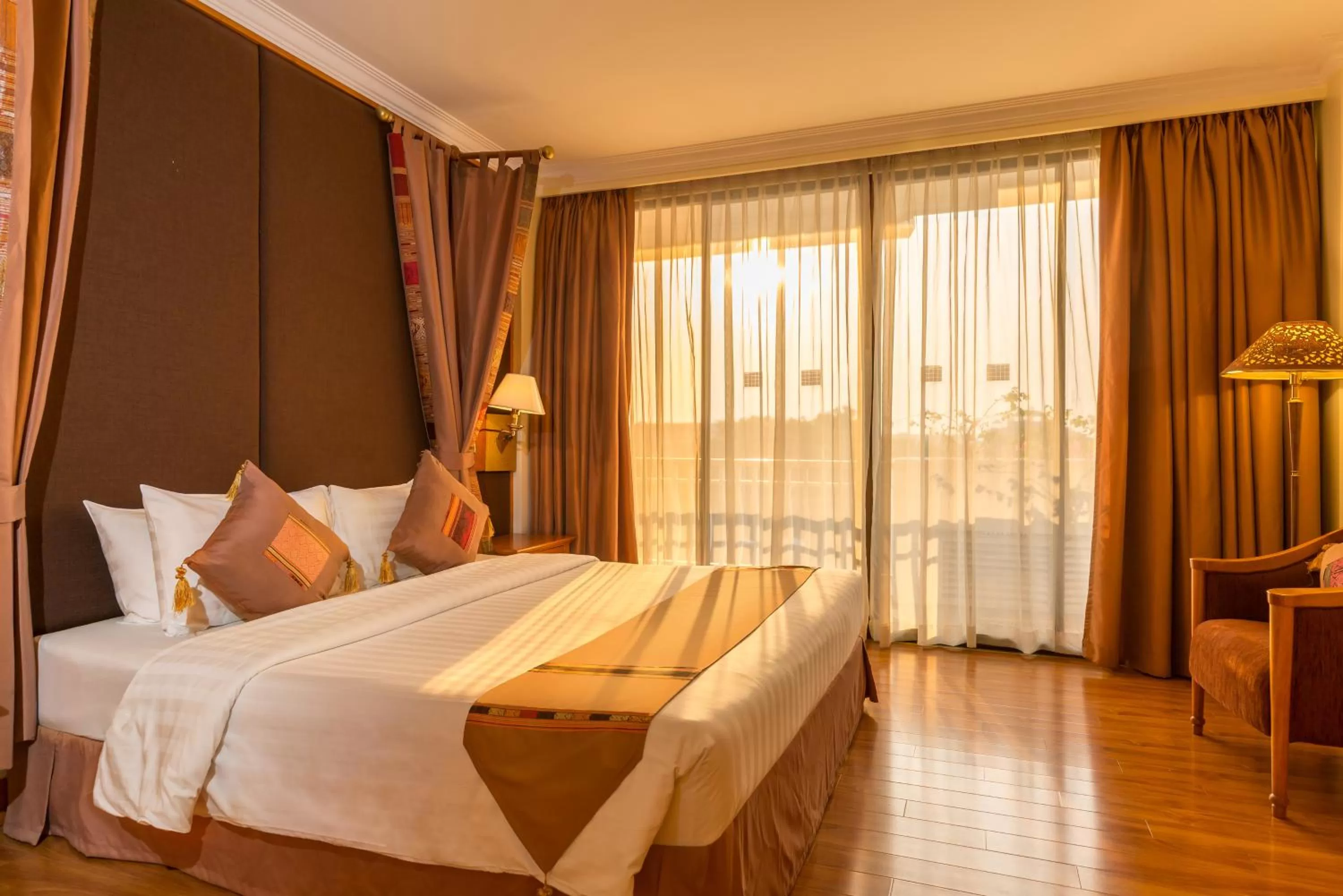 Bed in Angkor Century Resort & Spa