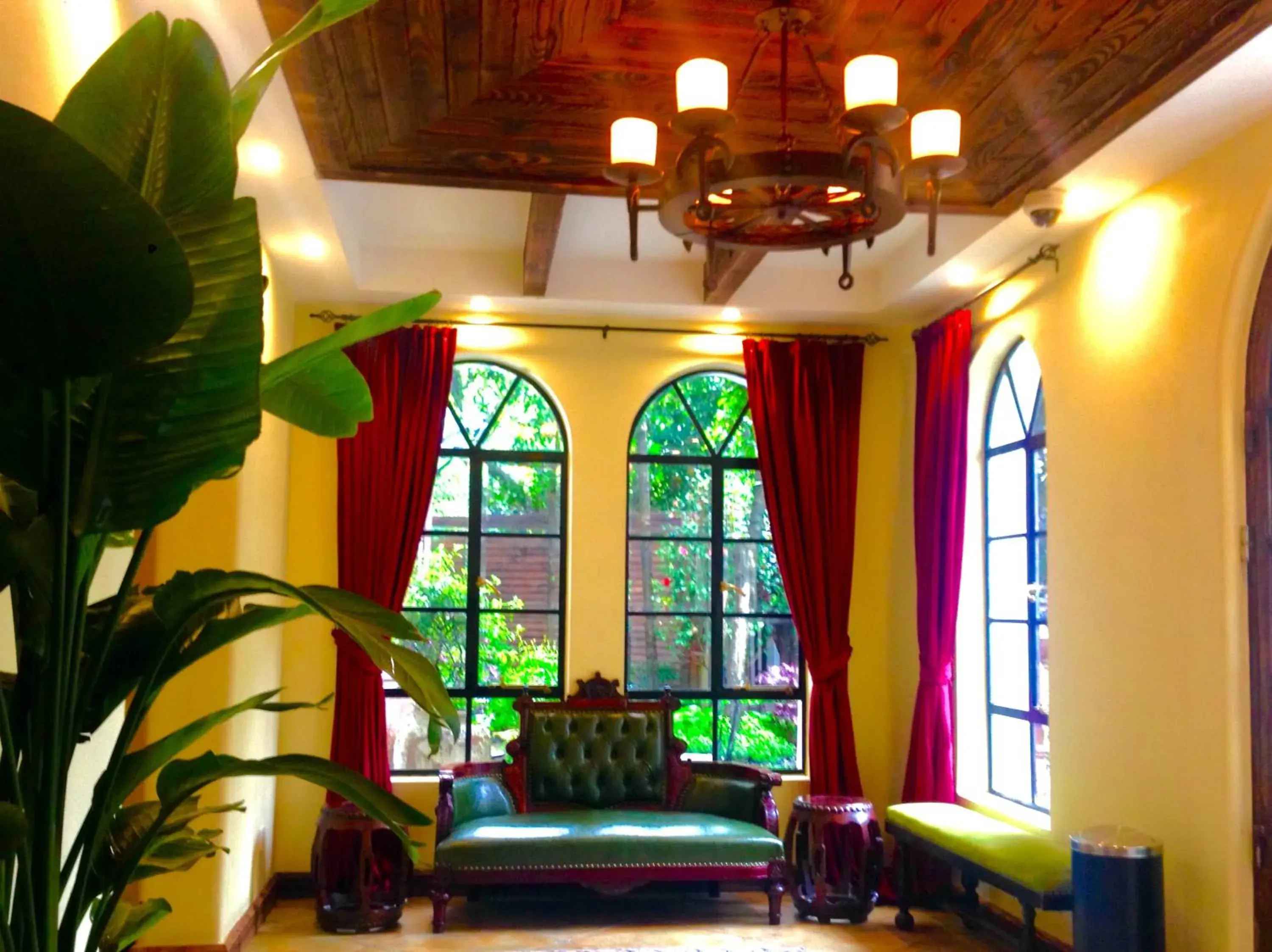 Decorative detail, Seating Area in Shanghai Soho Garden Hotel