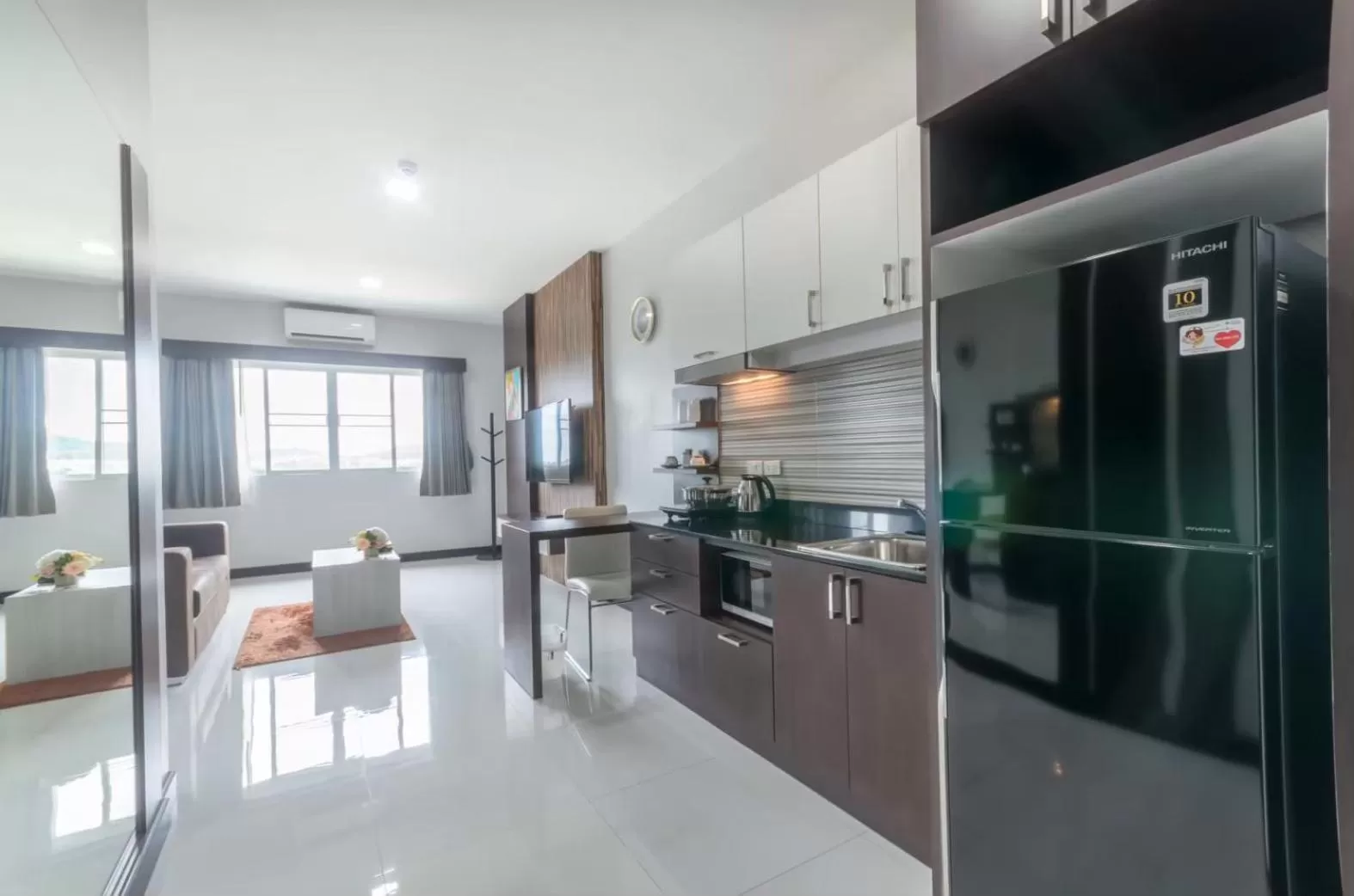 Kitchen or kitchenette in Eastpana Hotel - SHA Extra Plus