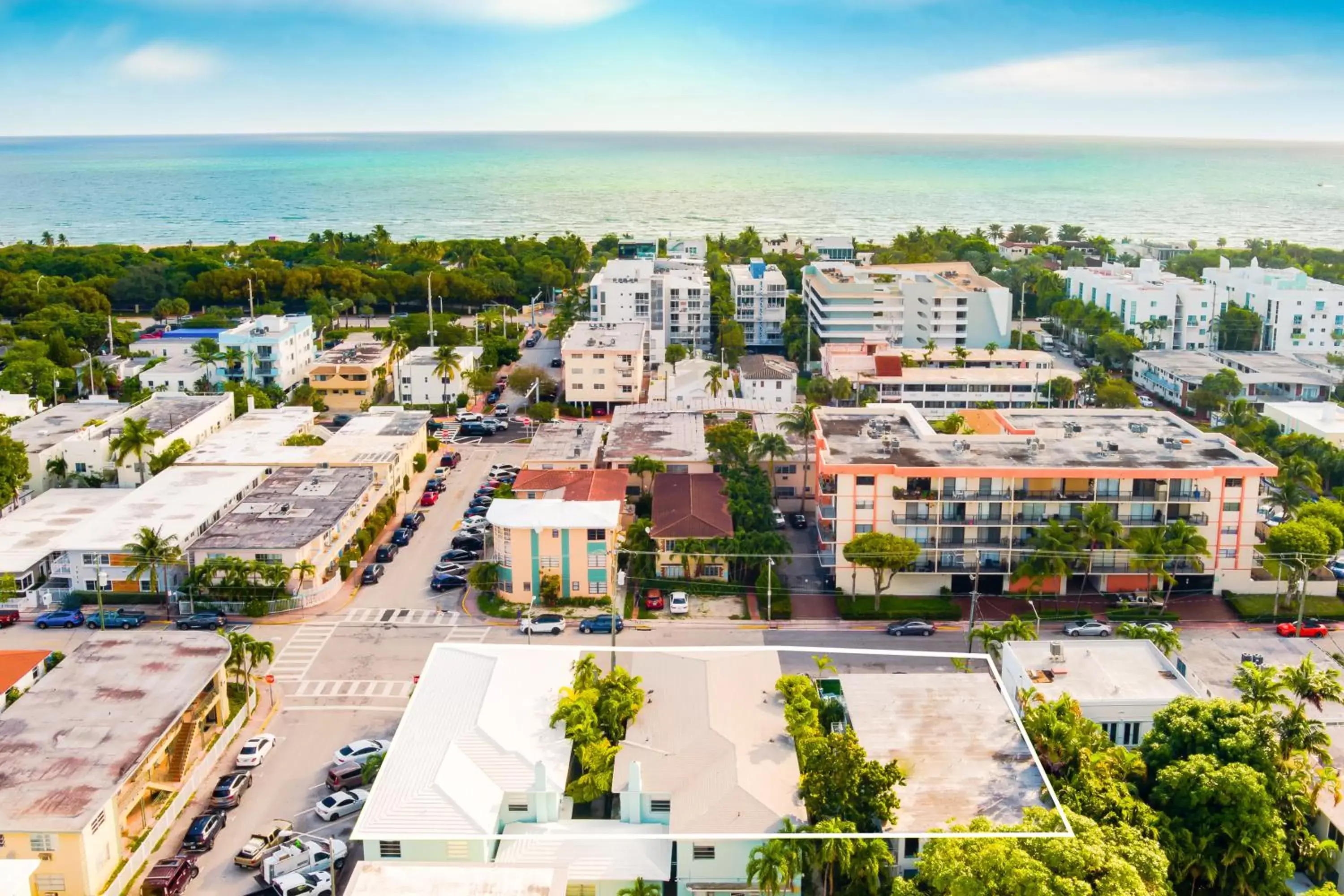 Property building, Bird's-eye View in PRAIA Hotel Boutique & Apartments Miami Beach