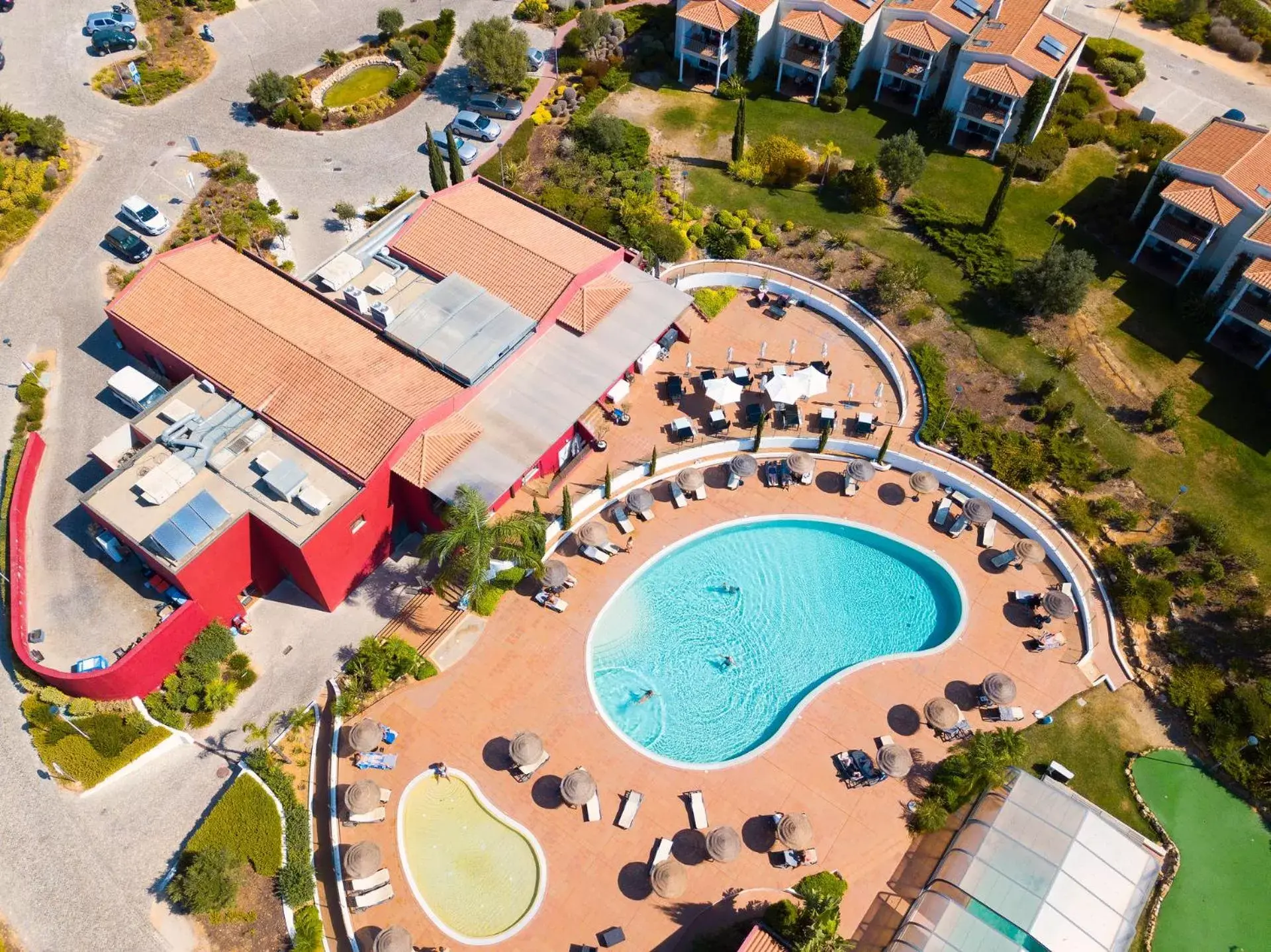 Swimming pool, Bird's-eye View in Vale da Lapa Village Resort