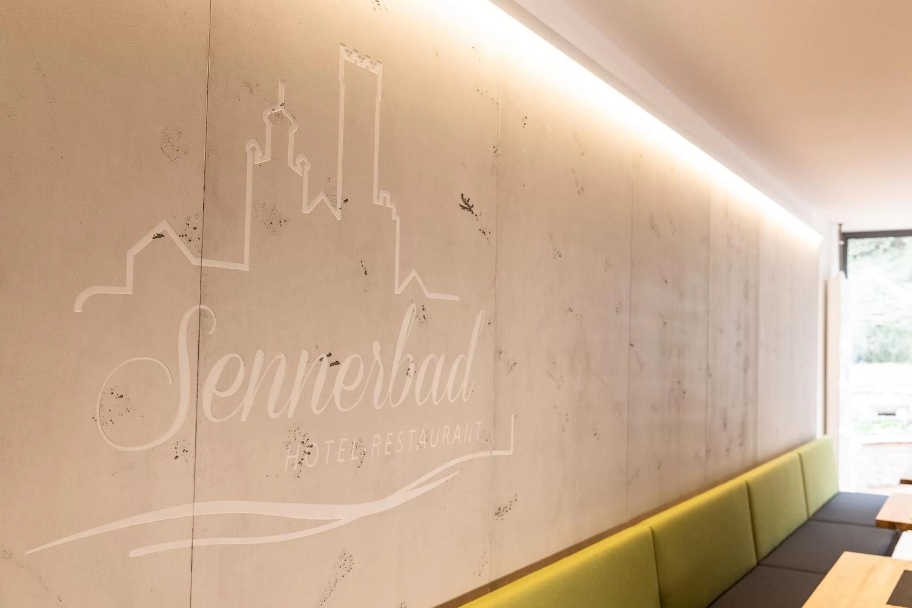 Logo/Certificate/Sign in Hotel Restaurant Sennerbad