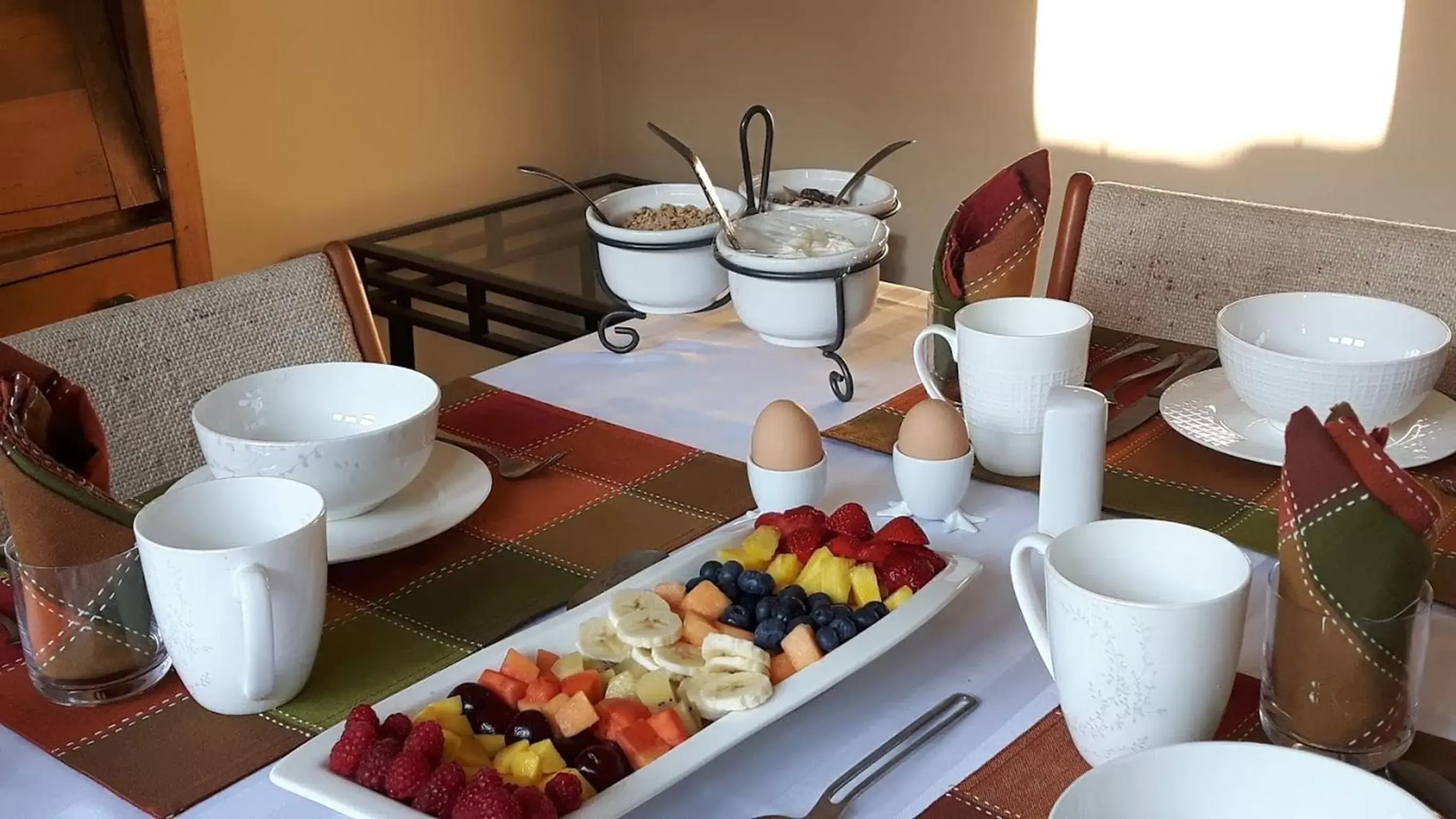 Continental breakfast in Campbell Cottage B&B