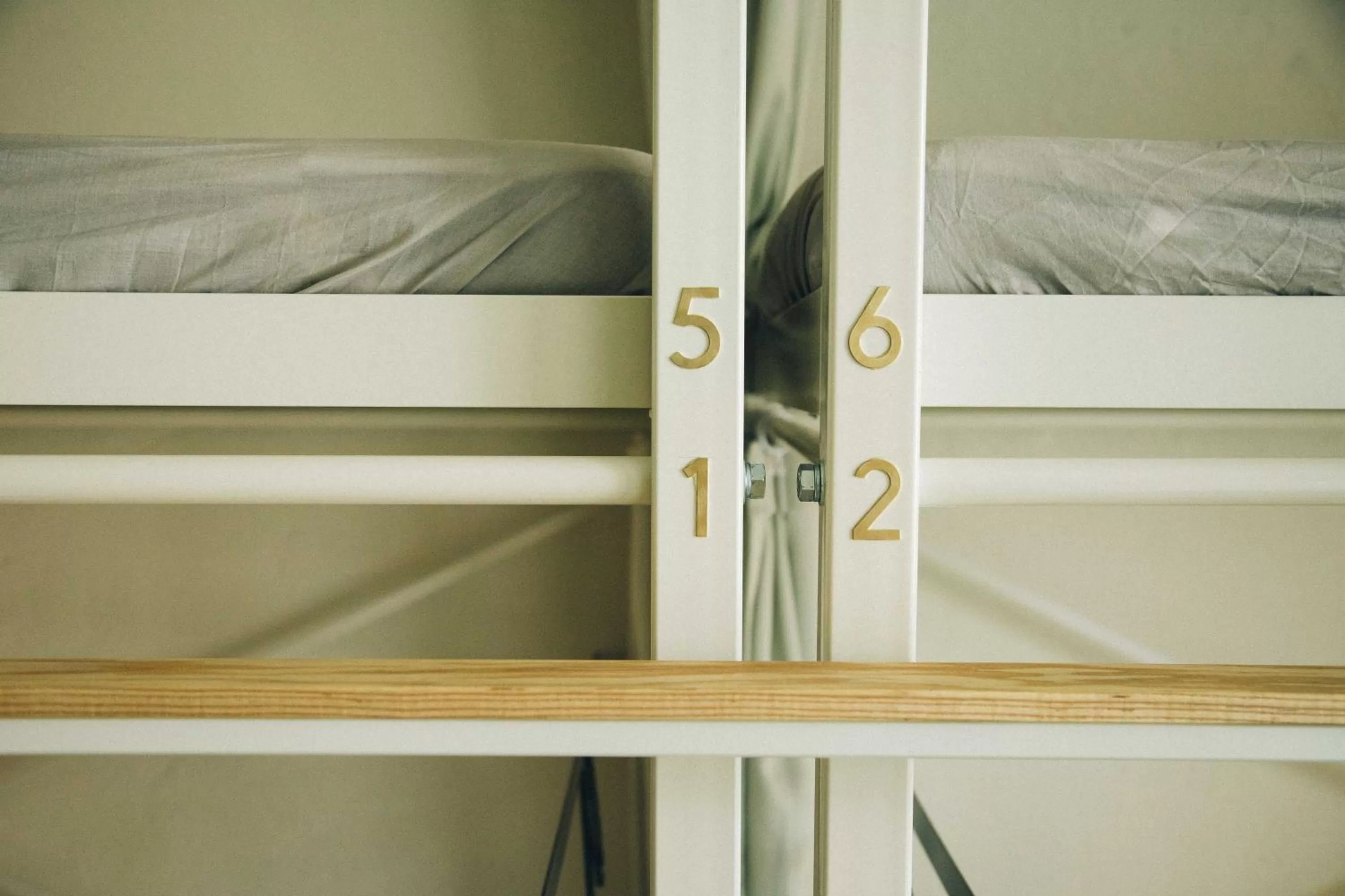 Decorative detail, Bed in Nui. HOSTEL & BAR LOUNGE