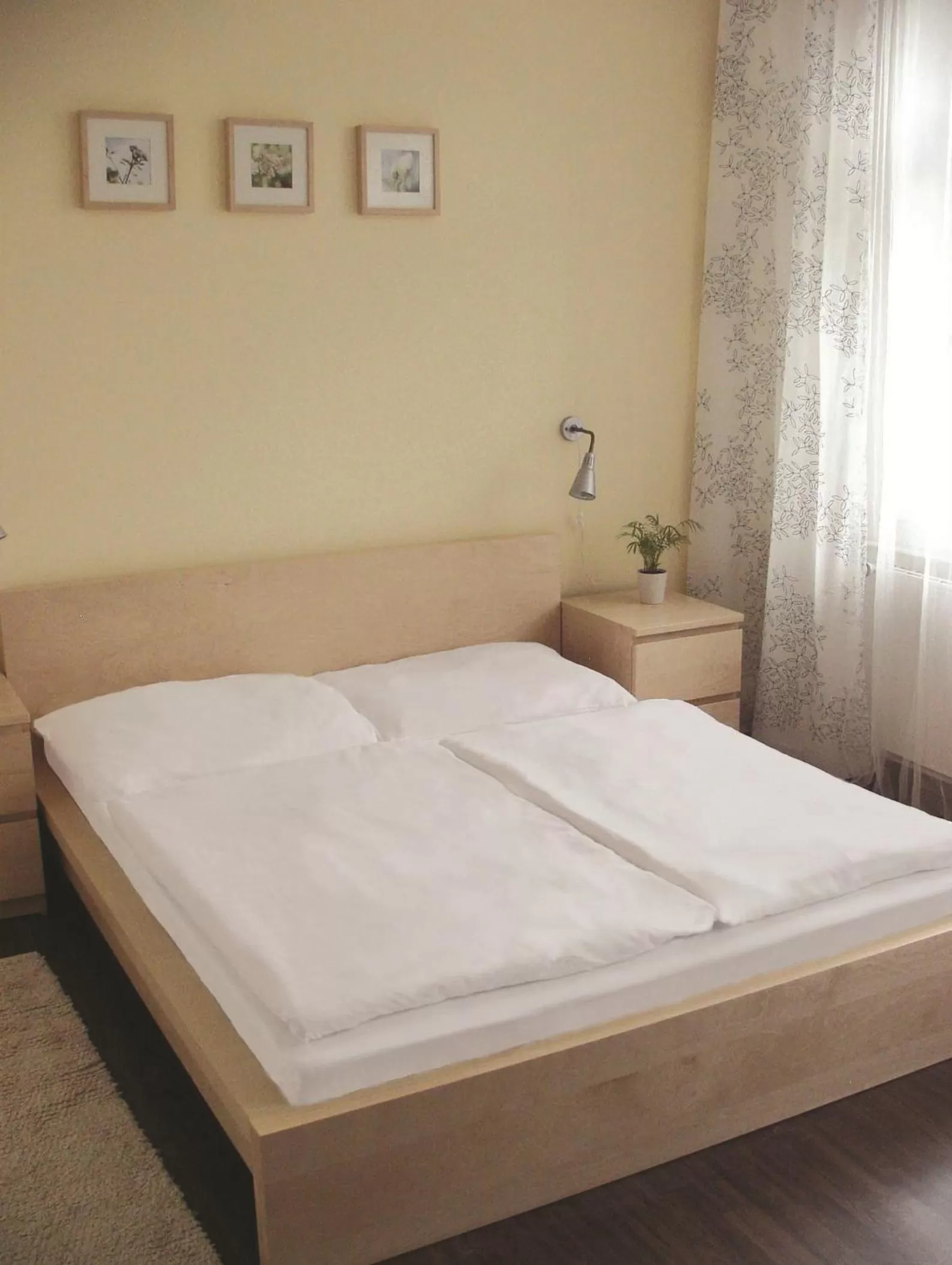 Bed in Hotel Saloon
