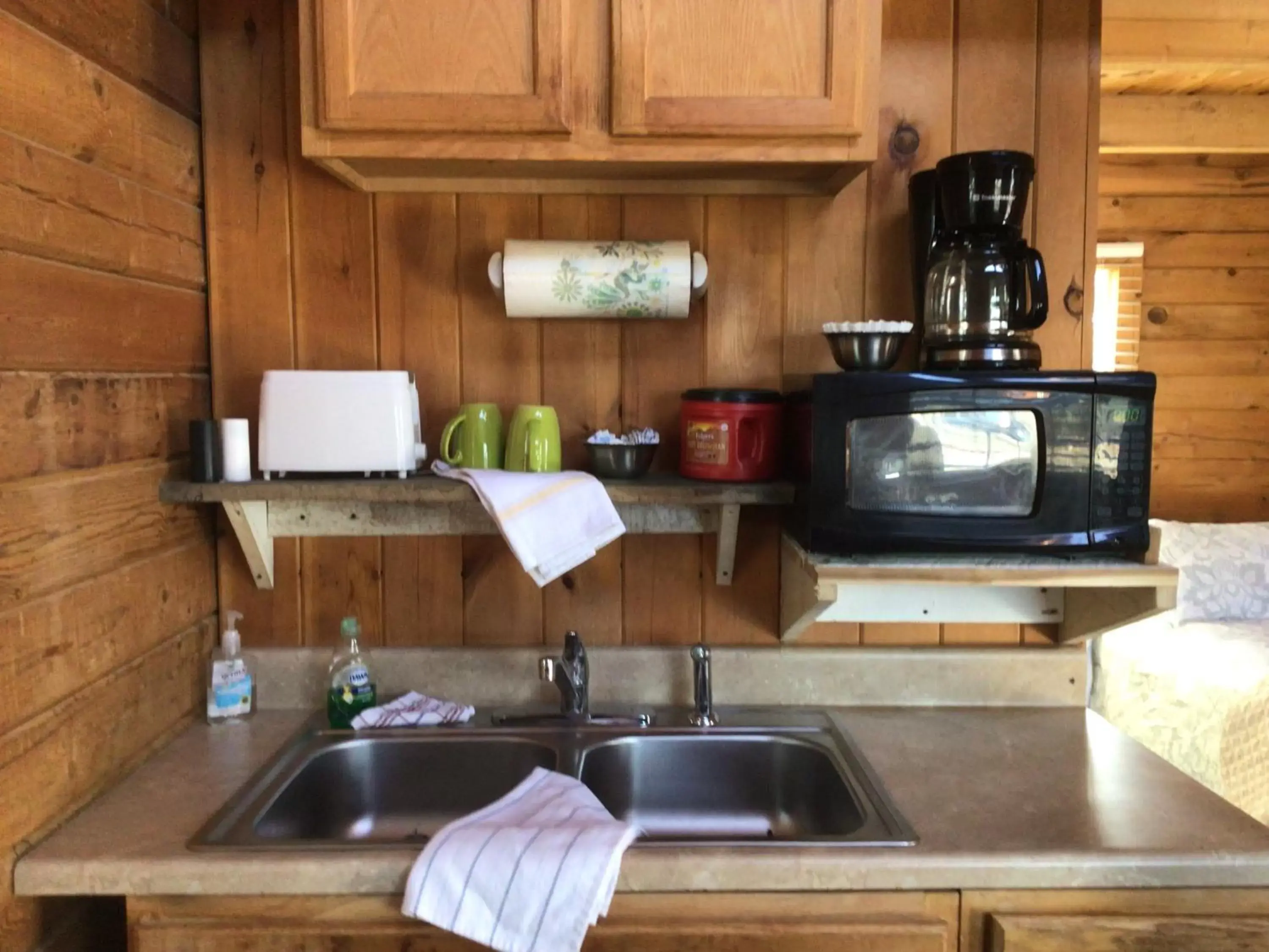 Kitchen or kitchenette, Kitchen/Kitchenette in Kozy Haven Log Cabin Rentals