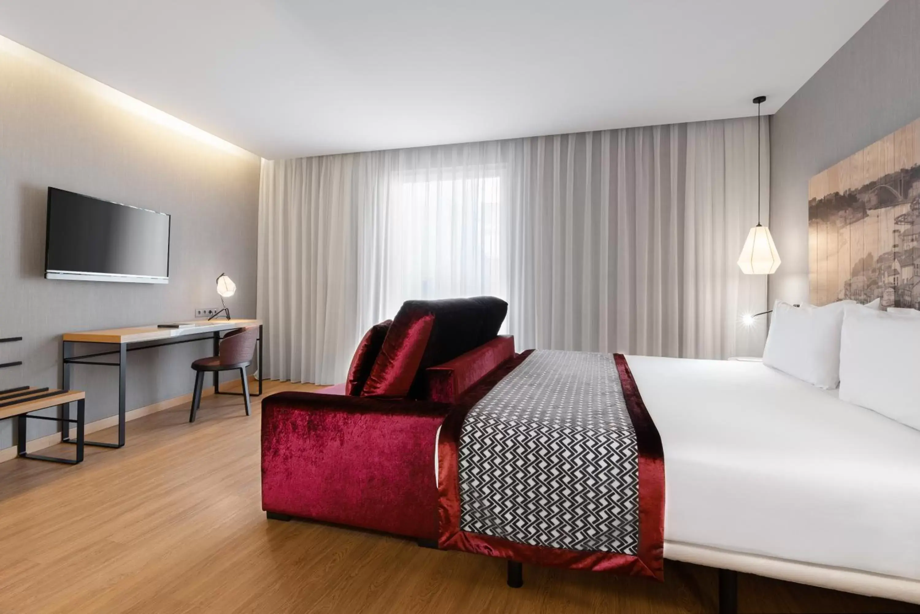 Bedroom, Bed in Eurostars Porto Centro Bedroom, Bed in Eurostars Porto Centro