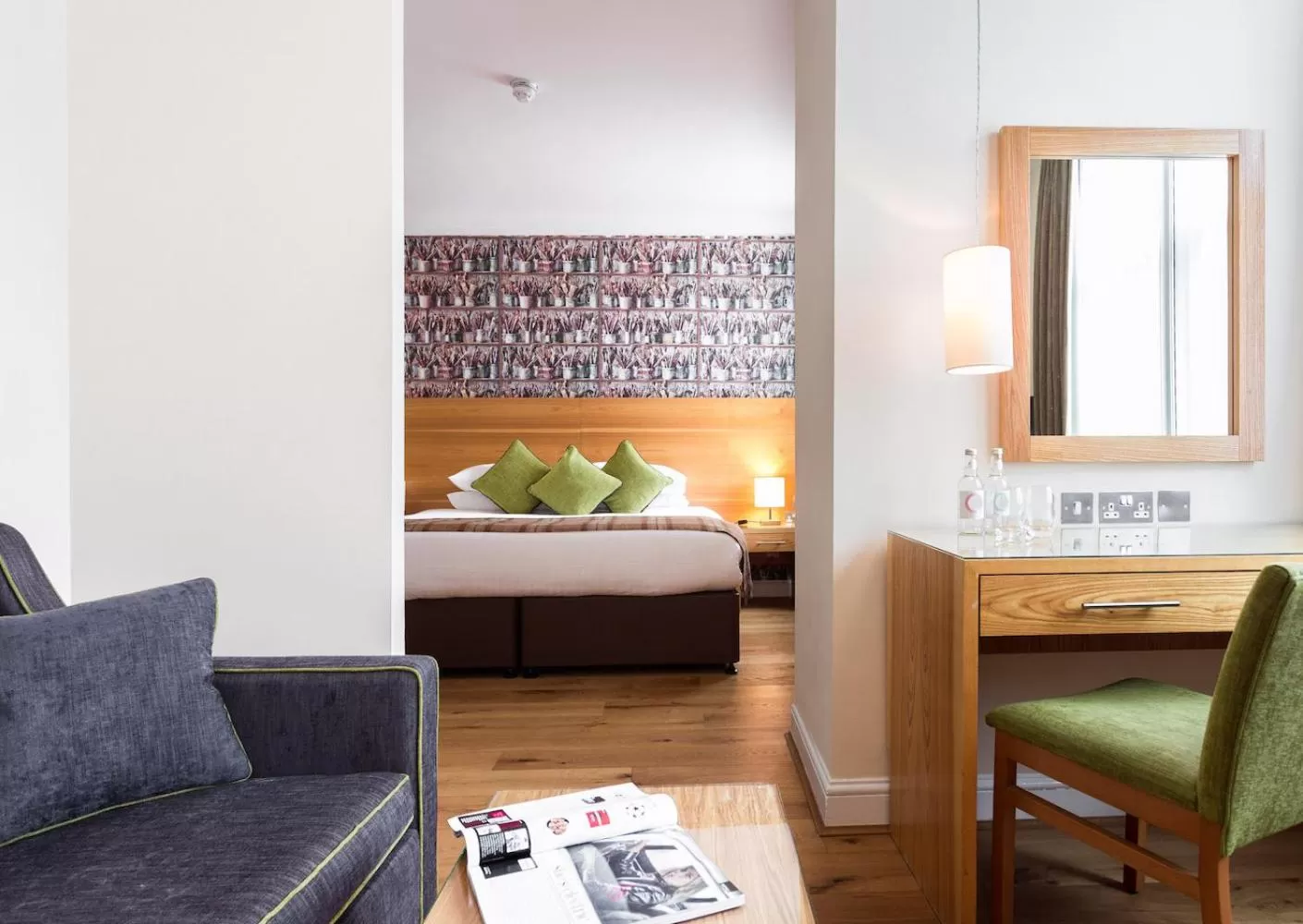 Seating area, Bed in ABode Canterbury