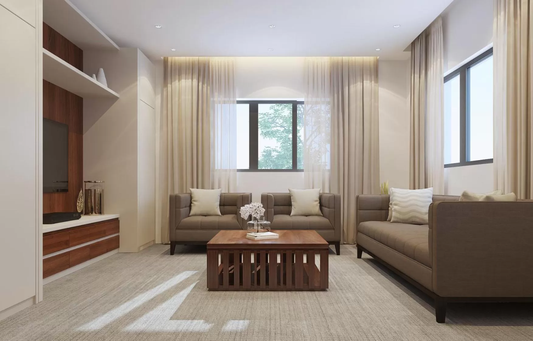 Property building, Seating Area in Plush Hotel,Abuja