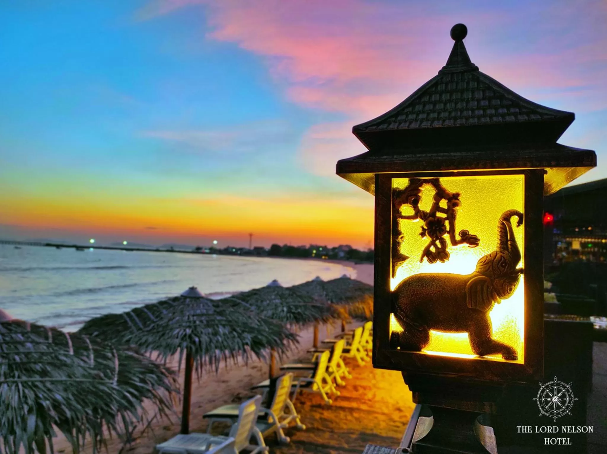 Beach in The Lord Nelson Hotel