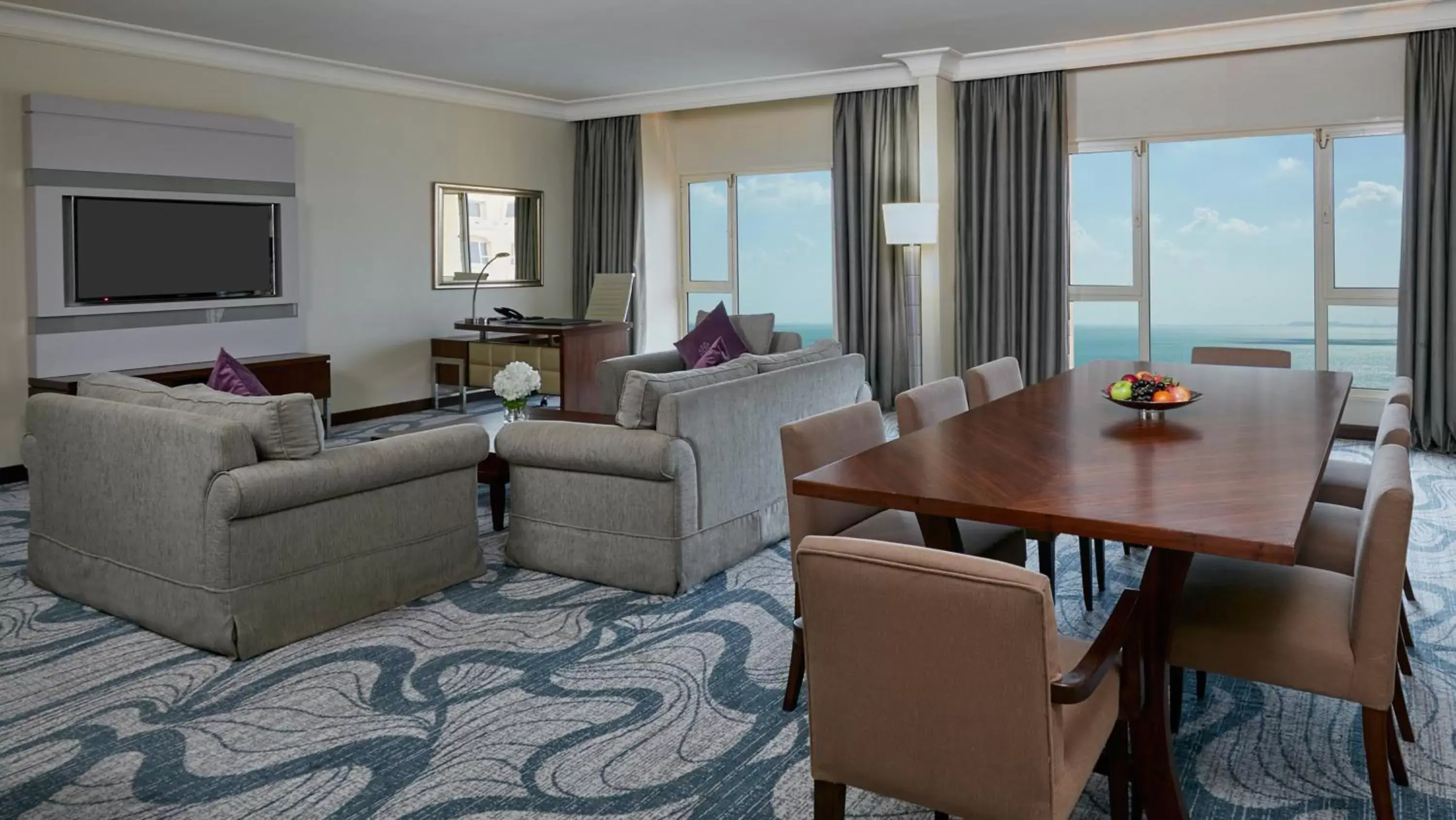 Photo of the whole room, Seating Area in InterContinental Doha Beach & Spa, an IHG Hotel