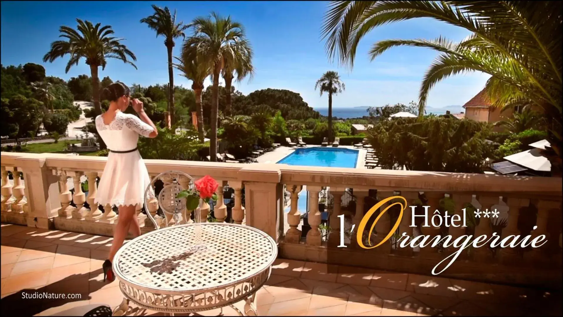 Balcony/Terrace in Hotel l'Orangeraie