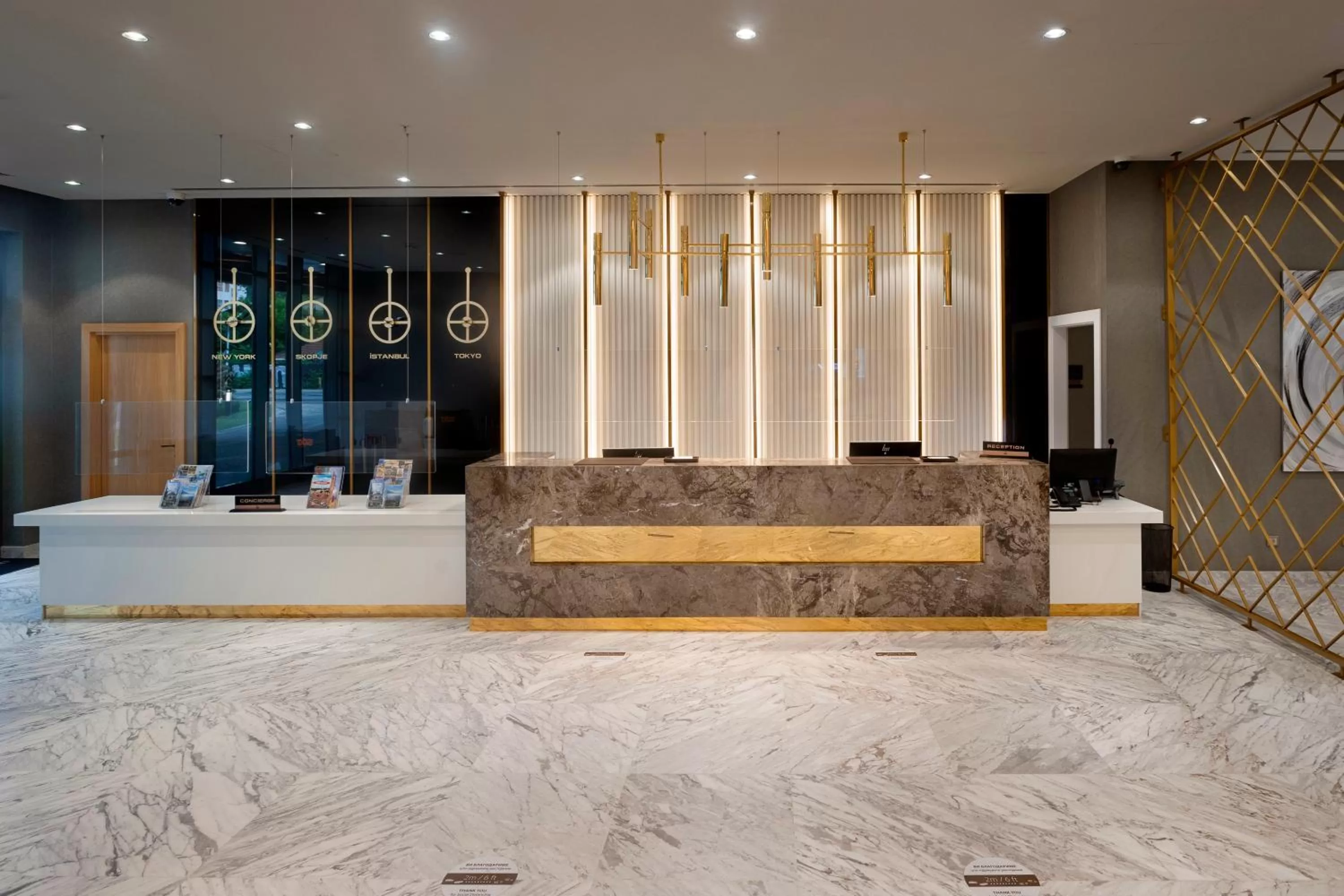 Lobby or reception in Limak Skopje Luxury Hotel