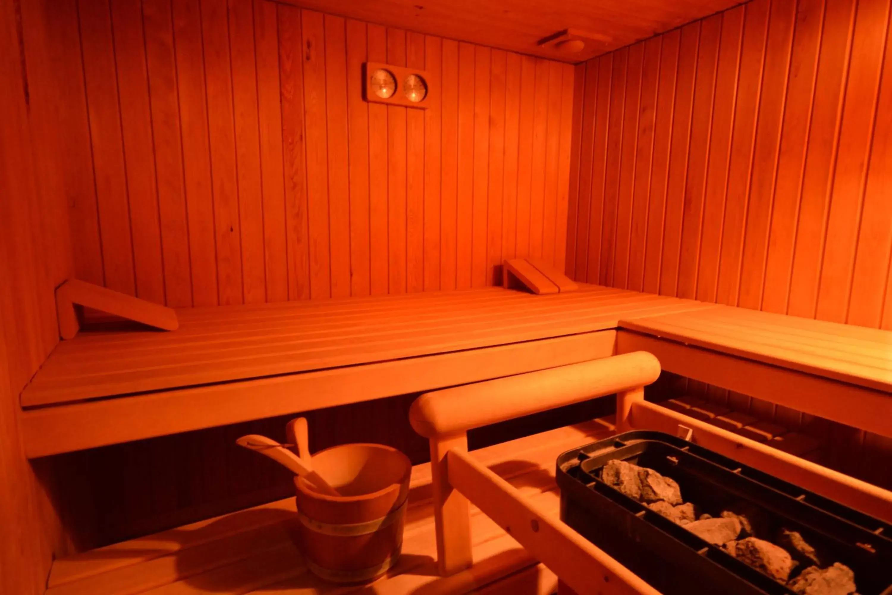 Sauna in Seehotel Riviera at Lake Lucerne