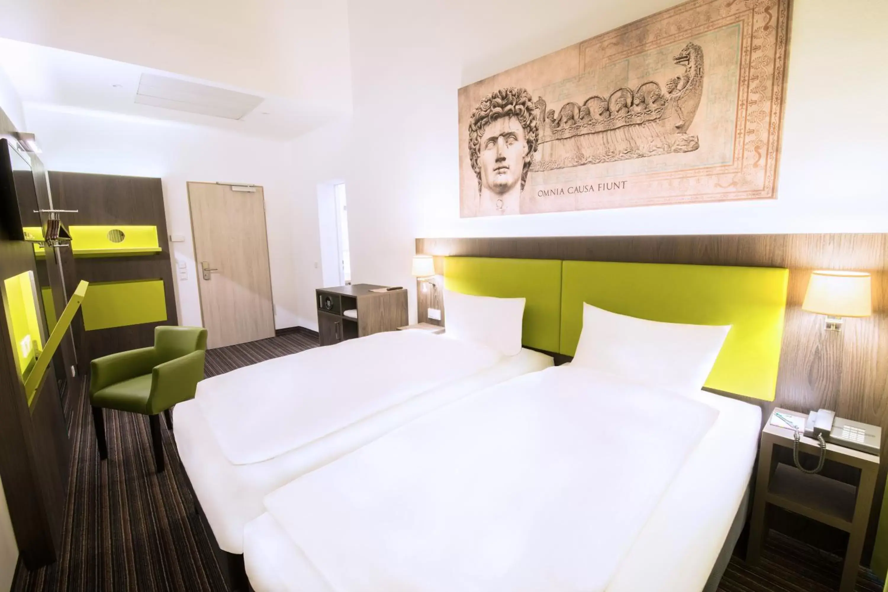 Bed in Ibis Styles Trier