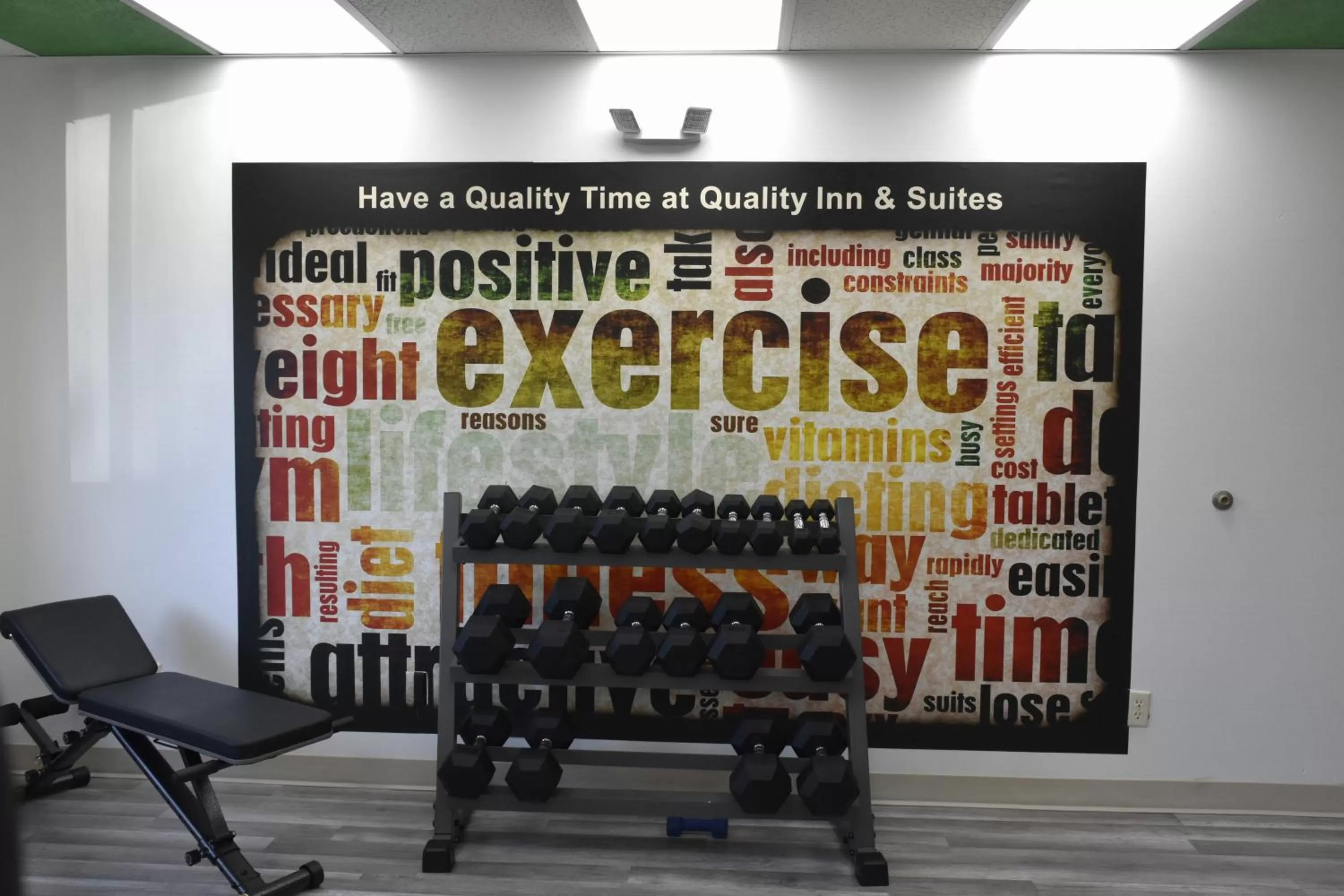 Fitness centre/facilities in Quality Inn & Suites Brooks Louisville South
